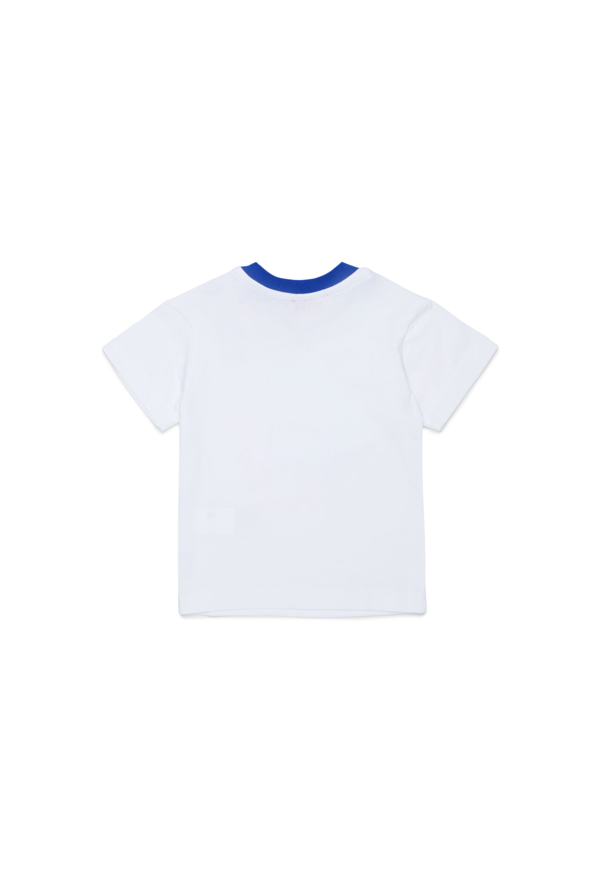 Diesel - TOKEYB, T-shirt en coton avec imprim&eacute; singe Homme in Blanc - 2