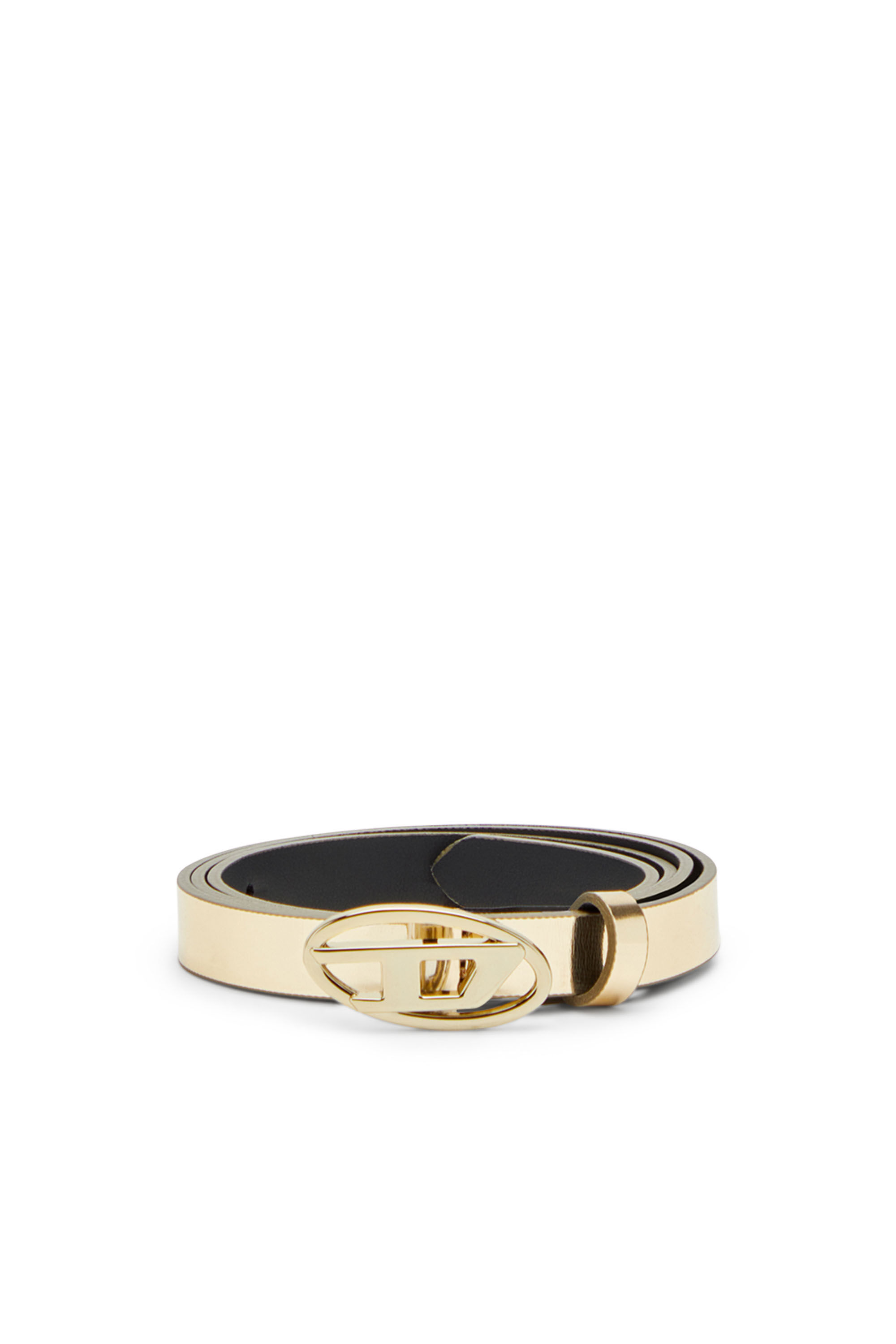 Diesel - B-1DR 15, Ceinture de 1,5 cm avec finition métallisée effet miroir Femme in ToBeDefined - 1
