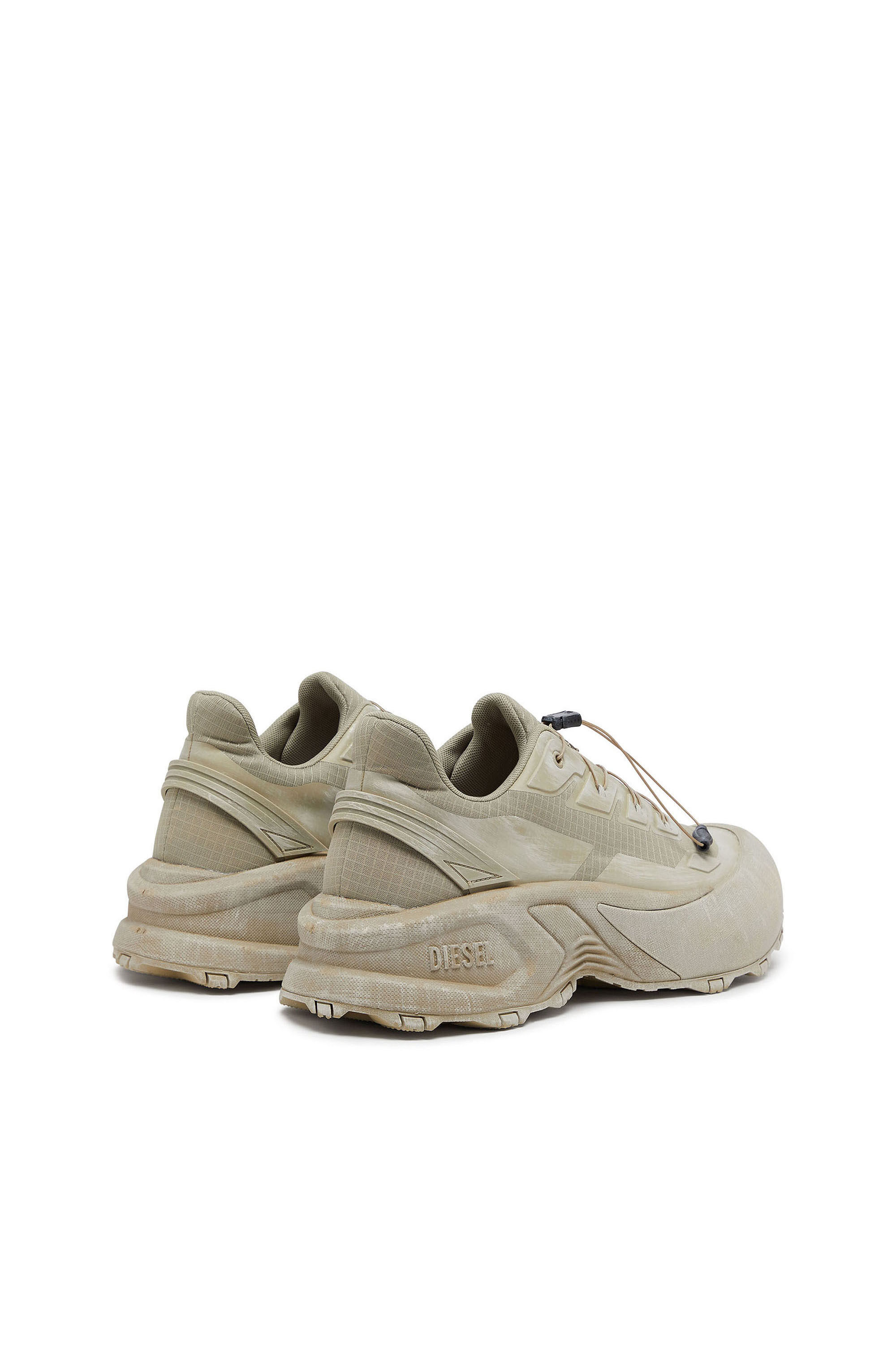 Diesel - D-CAGE RUNNER, D-Cage-Sneaker in ripstop distressed Uomo in Verde - 3
