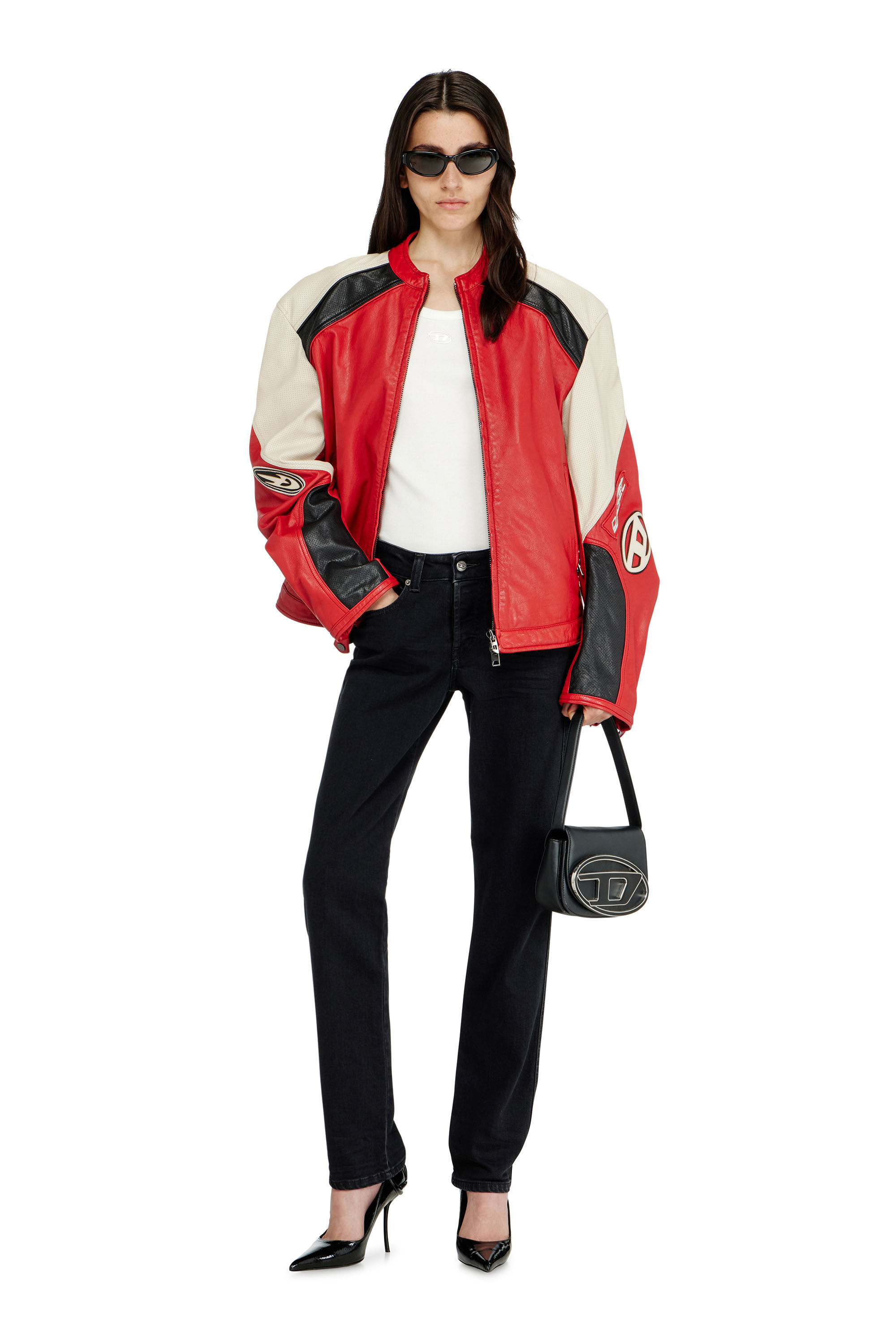 Diesel - Slim Jeans 1992 D-Jiann 09N89 Donna, Nero/Grigio scuro - Image 1