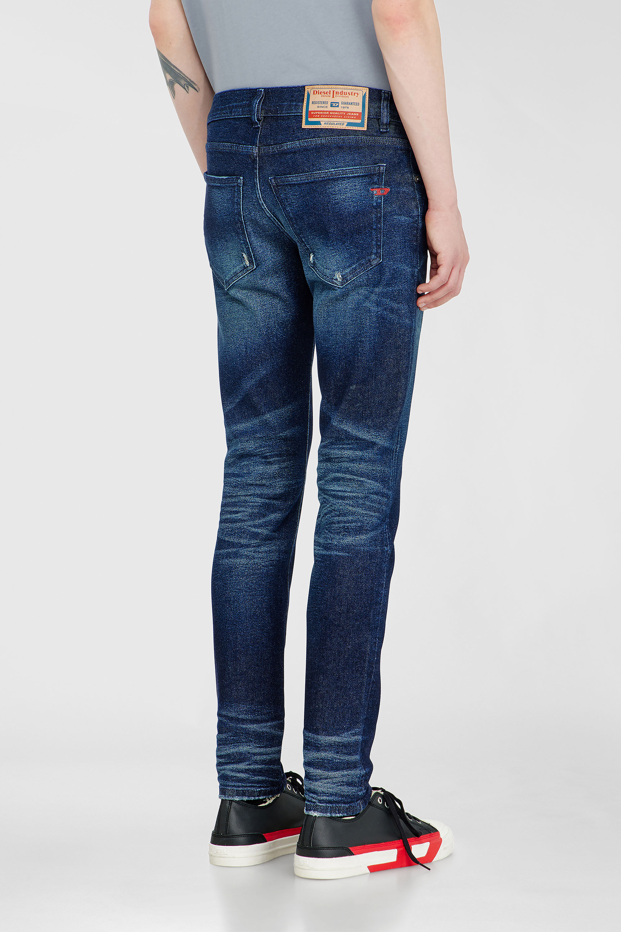 Diesel - Herren Slim Jeans 2019 D-Strukt 0KBBU, Dunkelblau - 5