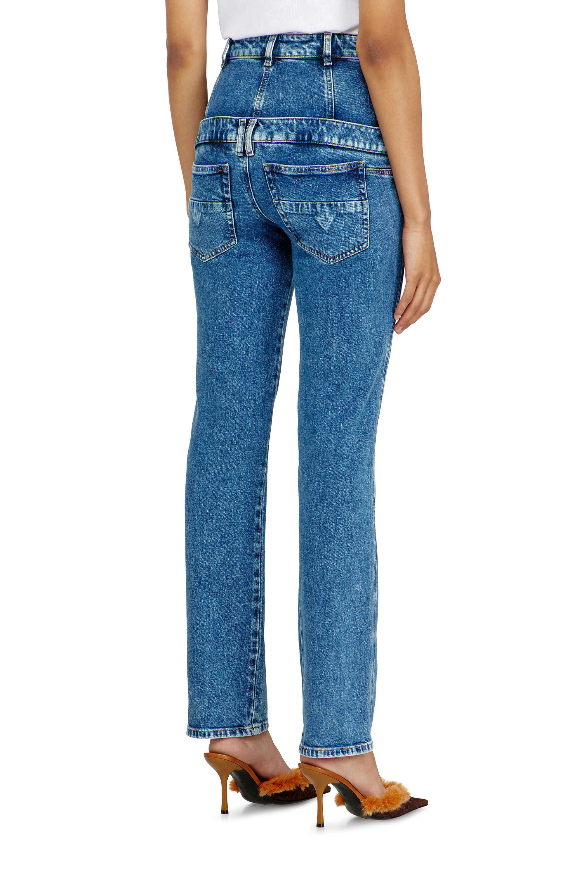 Diesel - Damen Slim Jeans D-Fynora 007EU, Mittelblau - 5