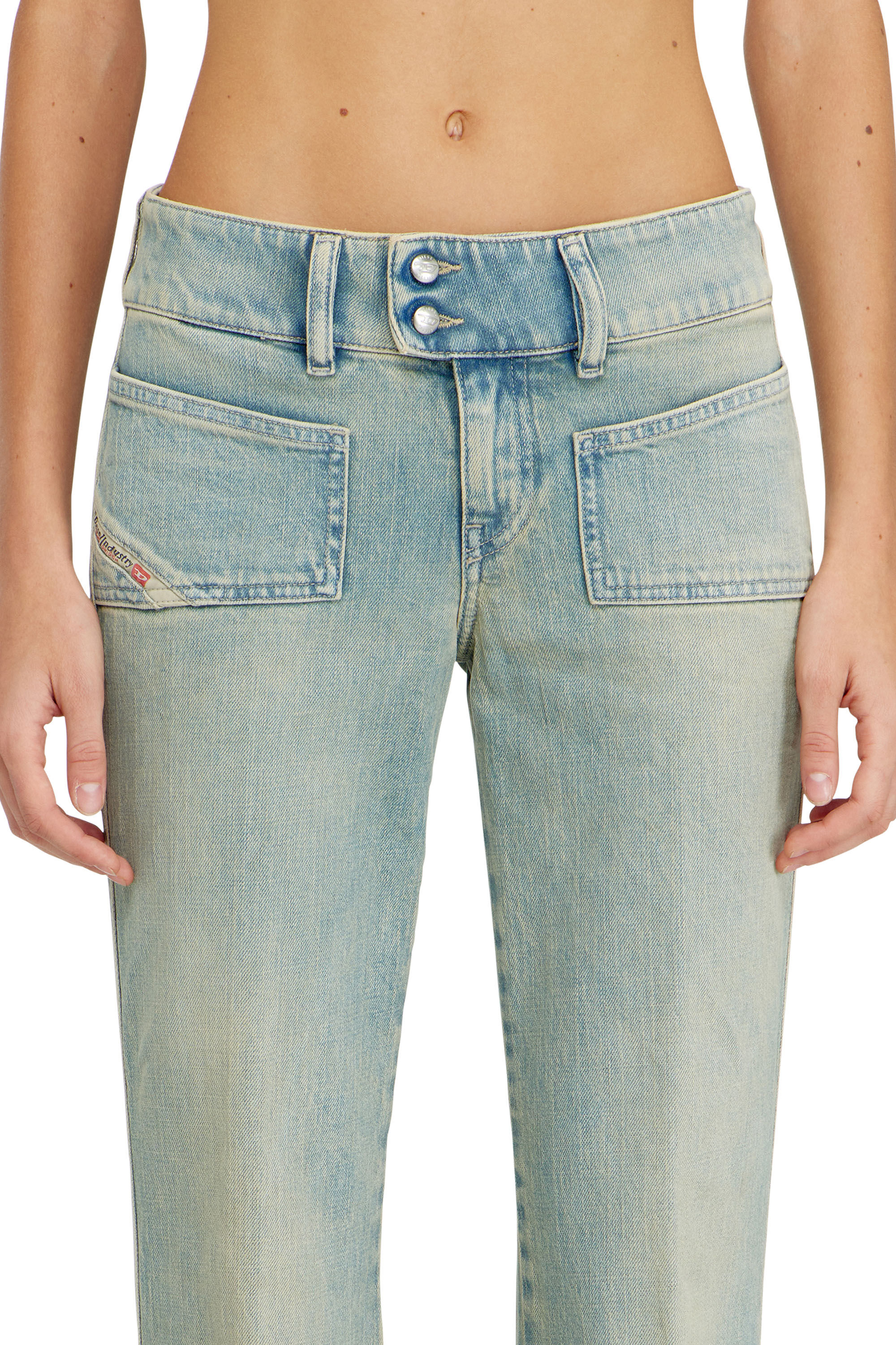 Diesel - Bootcut Jeans D-Hush 09N33 Donna, Blu medio - Image 5