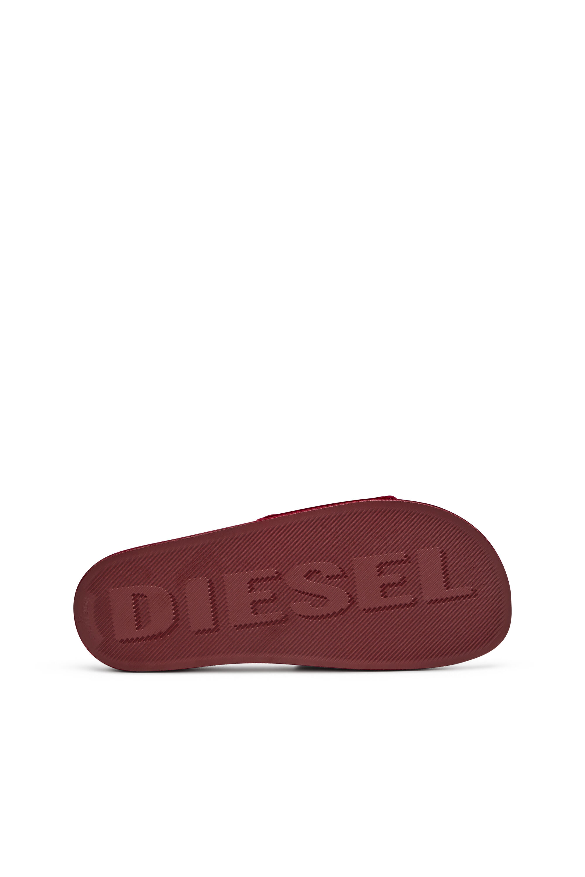 Diesel - SA-MAYEMI CC W, Sa-Mayemi-Ciabatte da piscina con effetto vellutato Donna in Rosso - 5