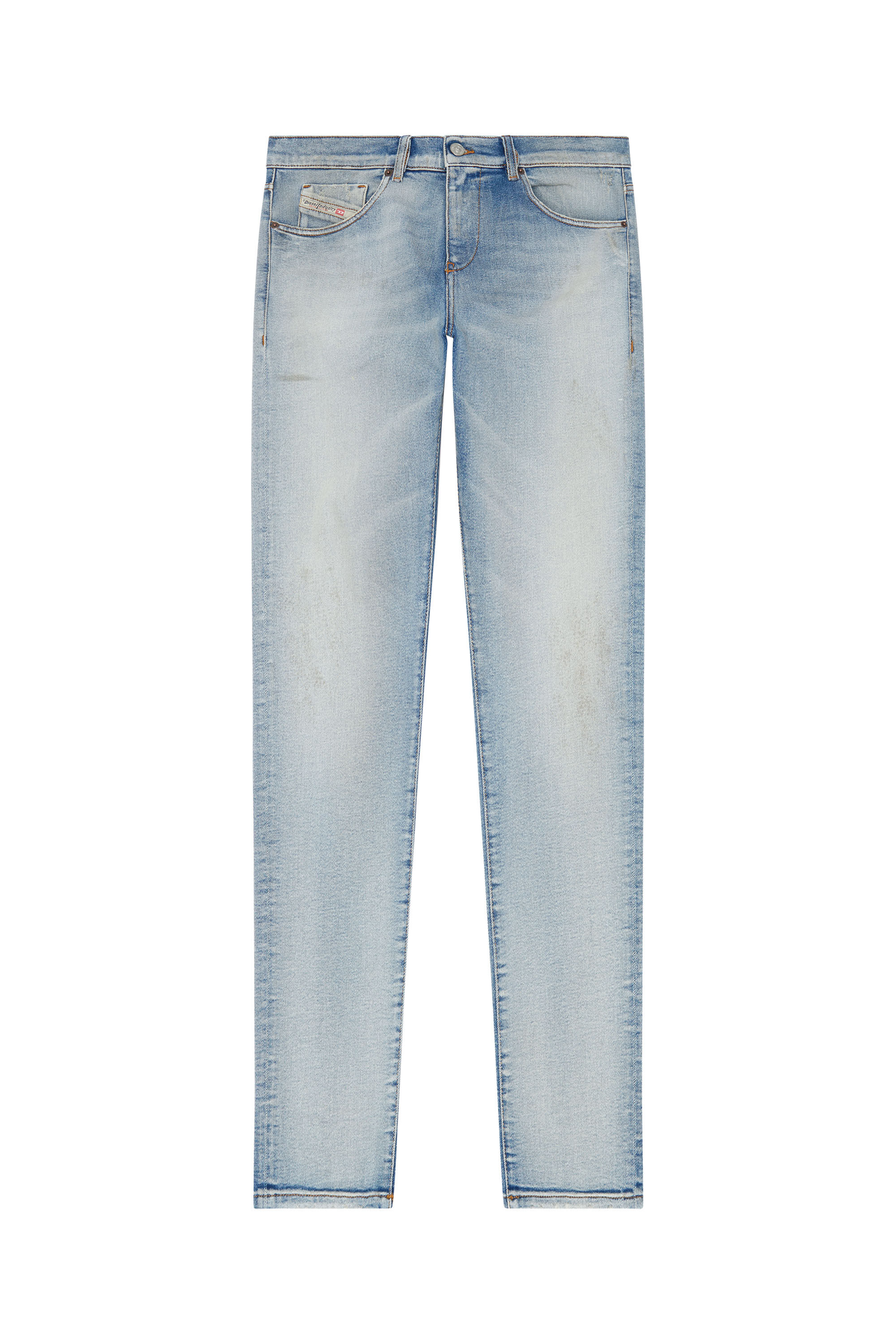 Diesel - Slim Jeans 2019 D-Strukt 09E84, Blu Chiaro - Image 2