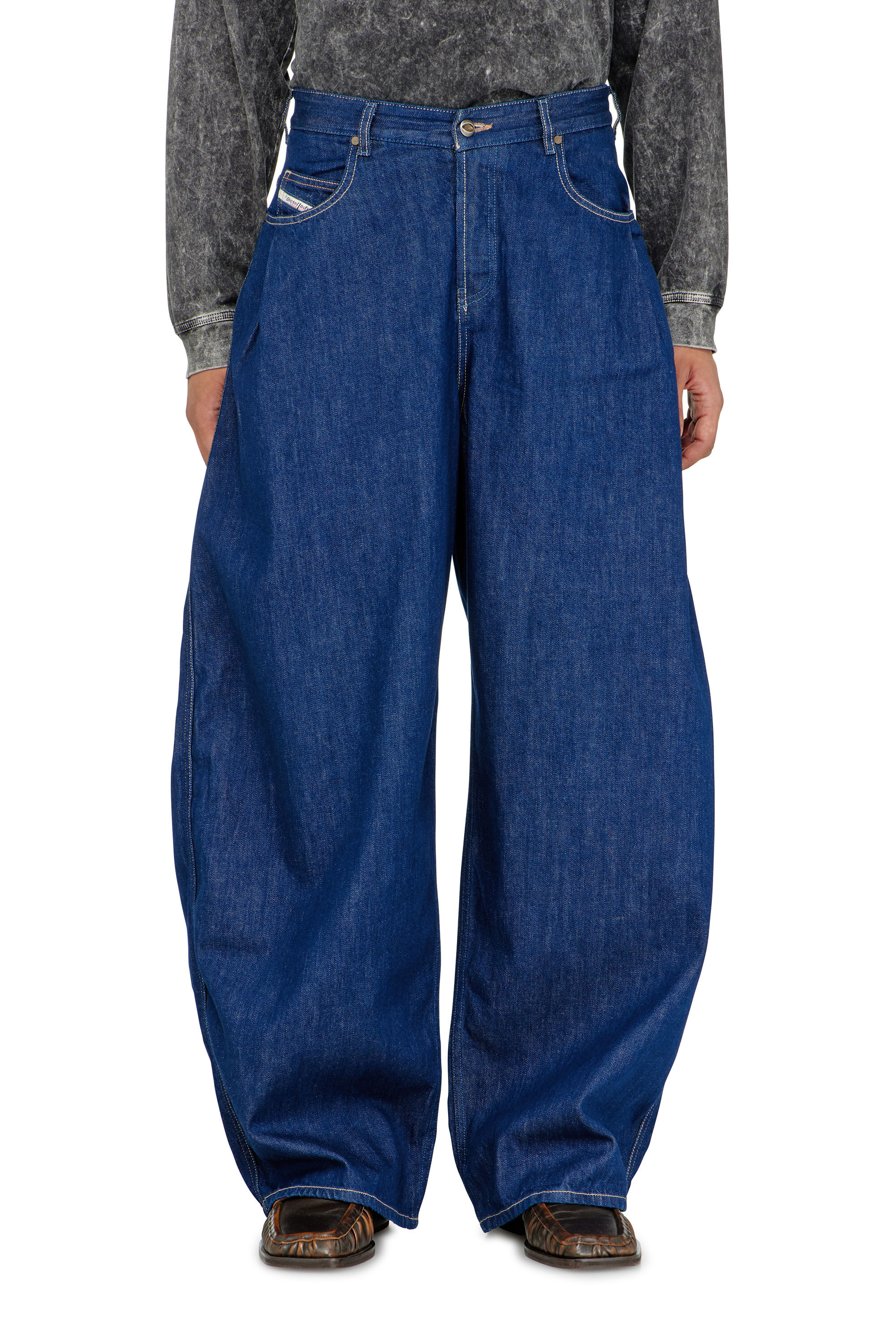 Diesel - Damen Relaxed Jeans 1987 D-Khelz 09Q09, Dunkelblau - 6