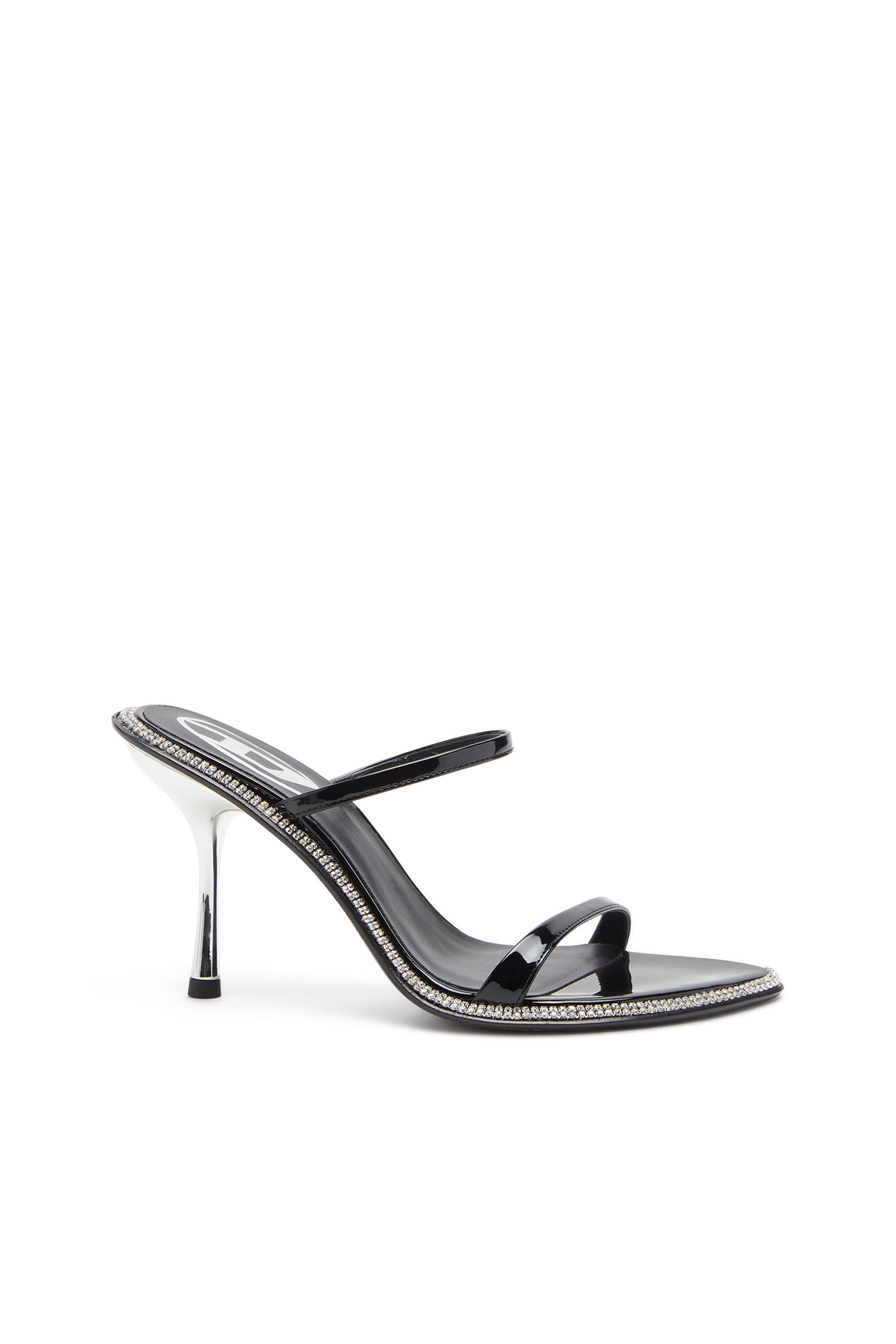 Diesel - D-HAVANNA SDL, D-Havanna-Mule in vernice con cristalli Donna in Nero - 1