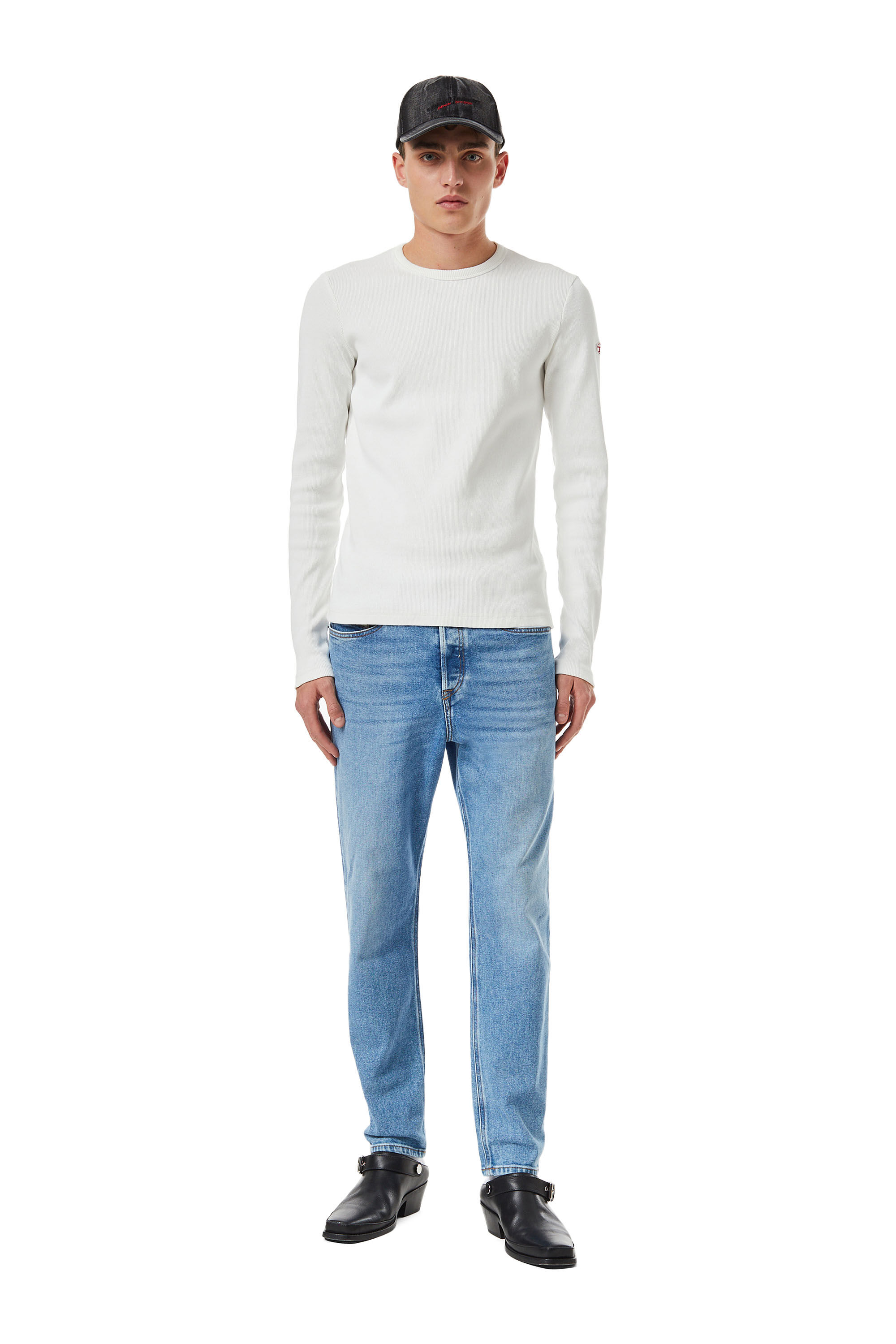 Diesel - 2005 D-FINING 09B92 Tapered Jeans, Bleu Clair - Image 1