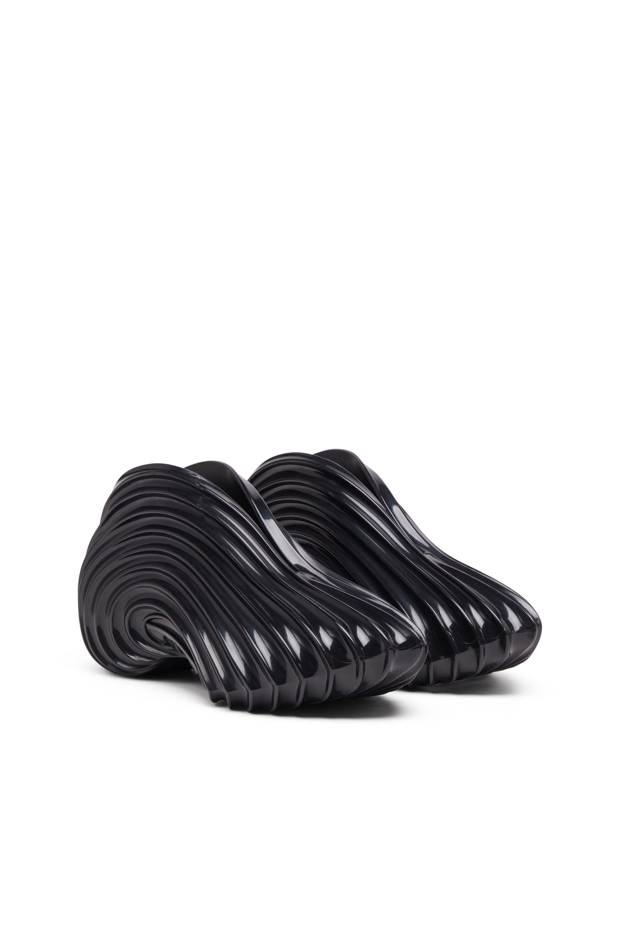 Diesel - MELISSA QUANTUM SNEAKERS X, Sneaker slip-on in Melflex® Unisex in Nero - 2