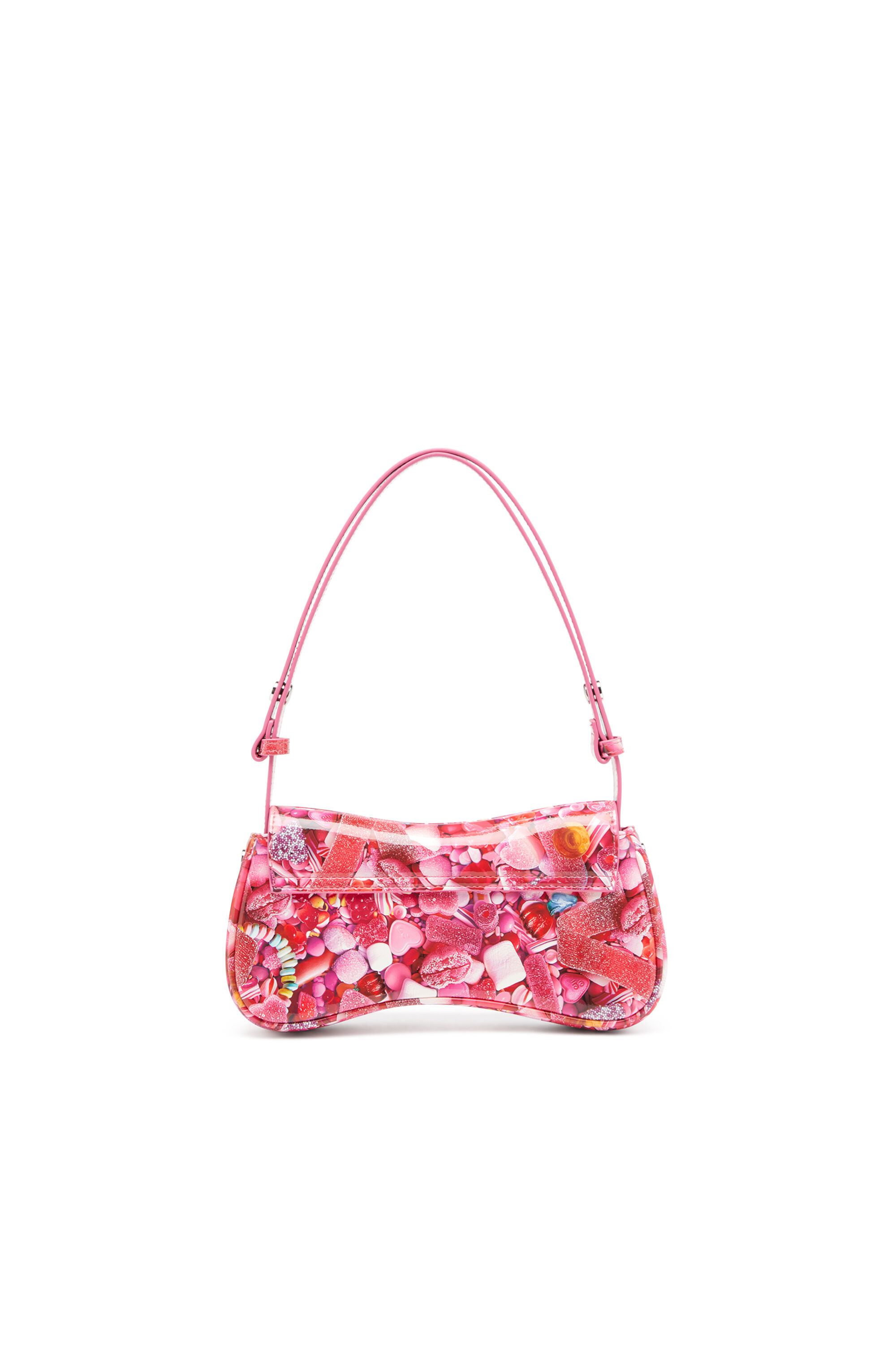 Diesel - PLAY CLUTCH, Damen Play-Glänzende Clutch mit Print in Rosa - 3