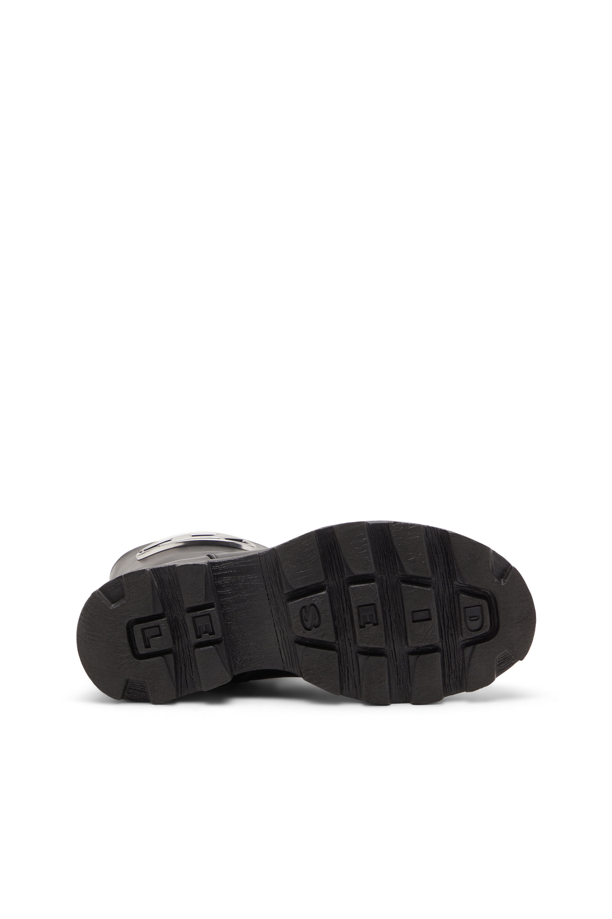 Diesel - D-HAMMER BKR D W, D-Hammer-Bottes de motard en cuir brillant Femme in ToBeDefined - 5