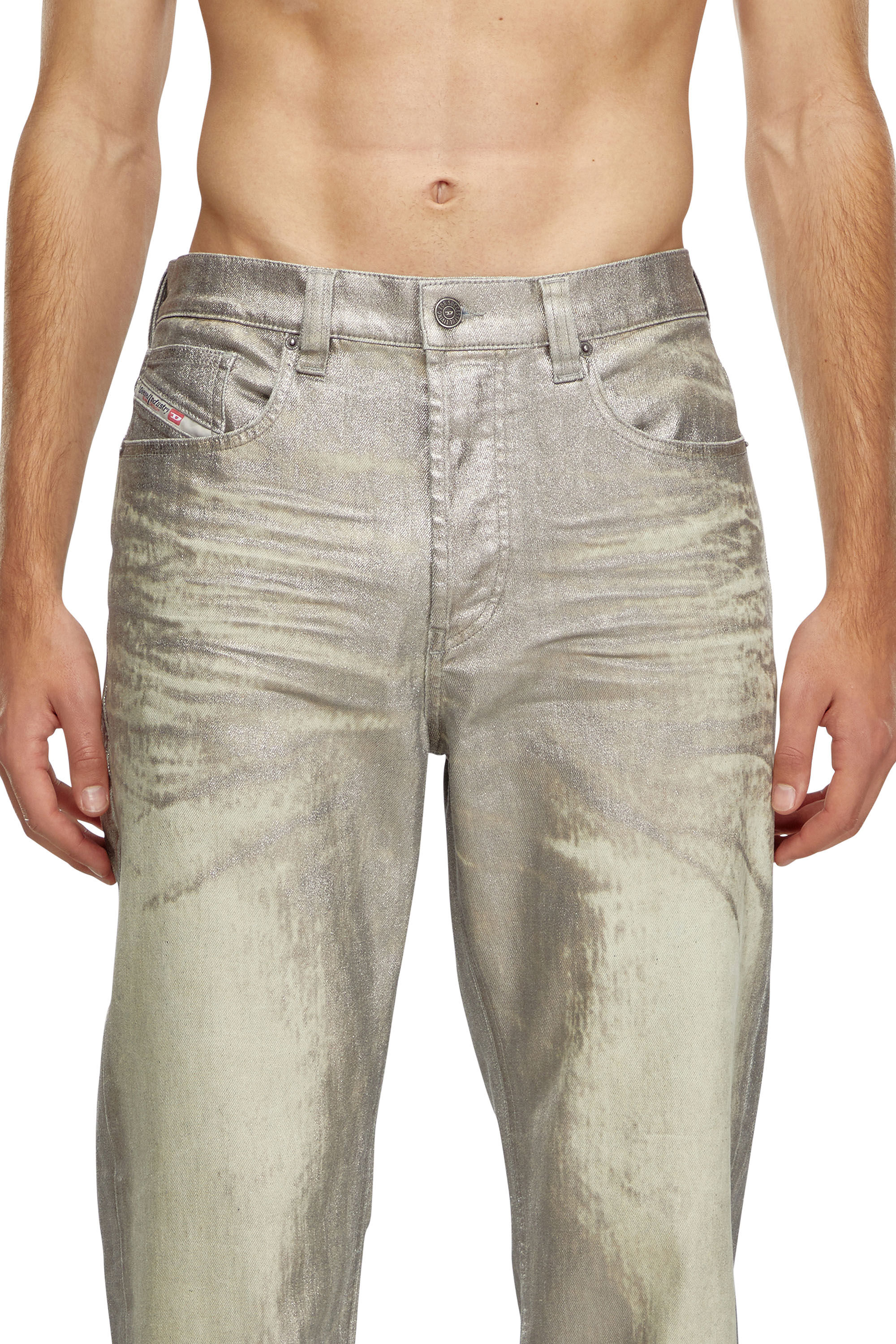Diesel - Regular Jeans 2024 D-Macs 0CBCZ Uomo, Grigio - Image 5