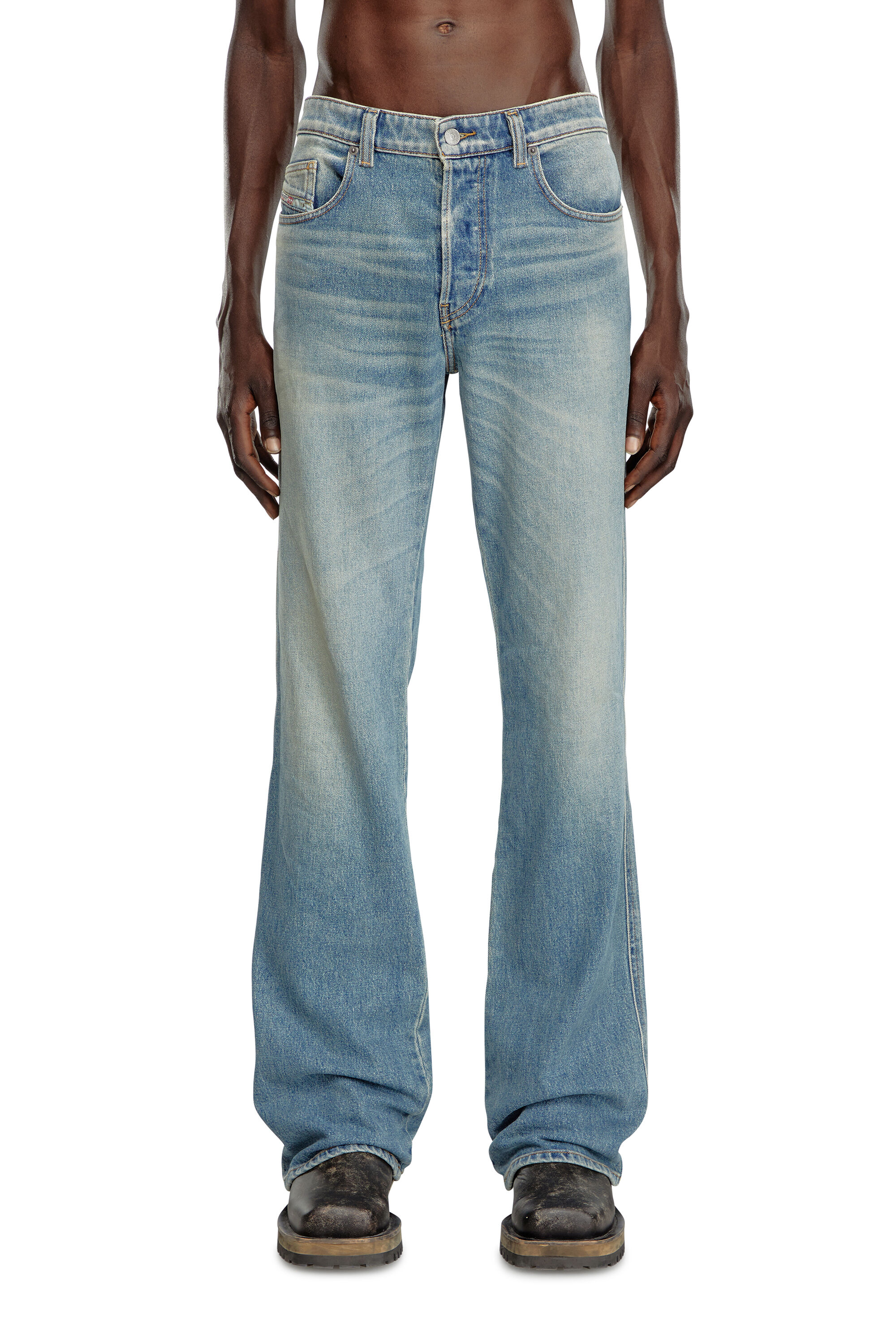 Diesel - Uomo Bootcut Jeans 1998 D-Buck 09J55, Blu Chiaro - Image 3