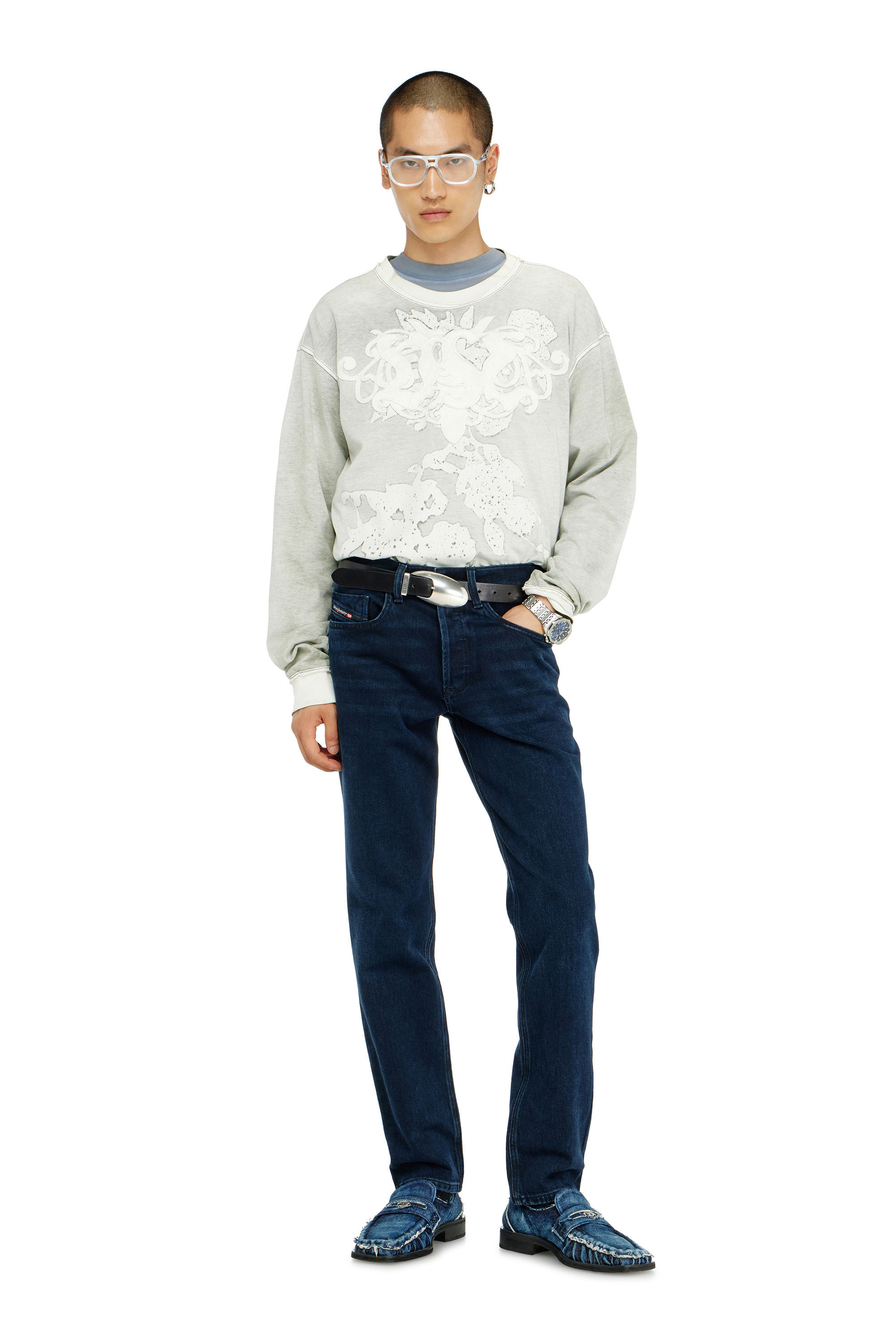 Diesel - Herren Regular Jeans 2023 D-Finitive 0KBBJ, Dunkelblau - 1