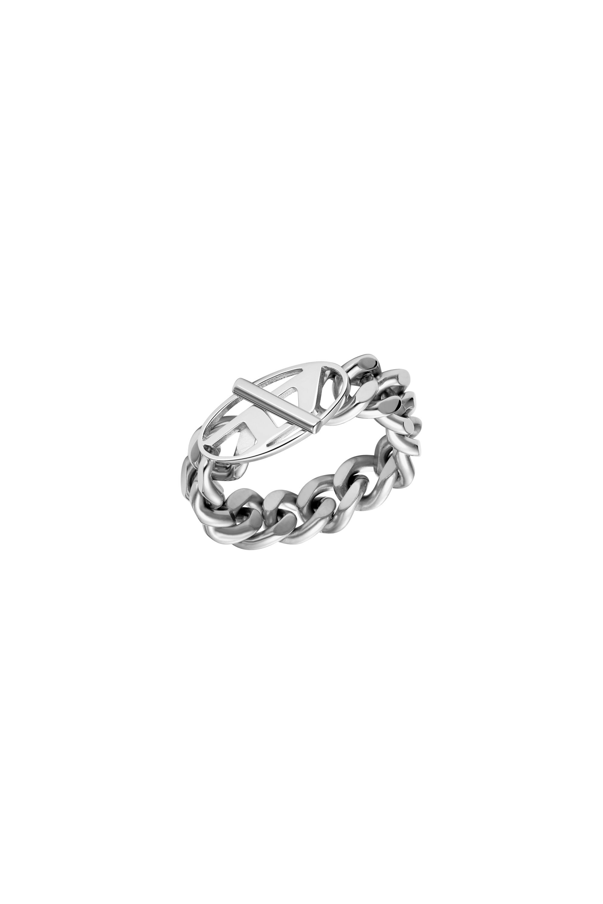Diesel - DX1533040, Anello morbido a catena in acciaio inossidabile Unisex in Argento - 1