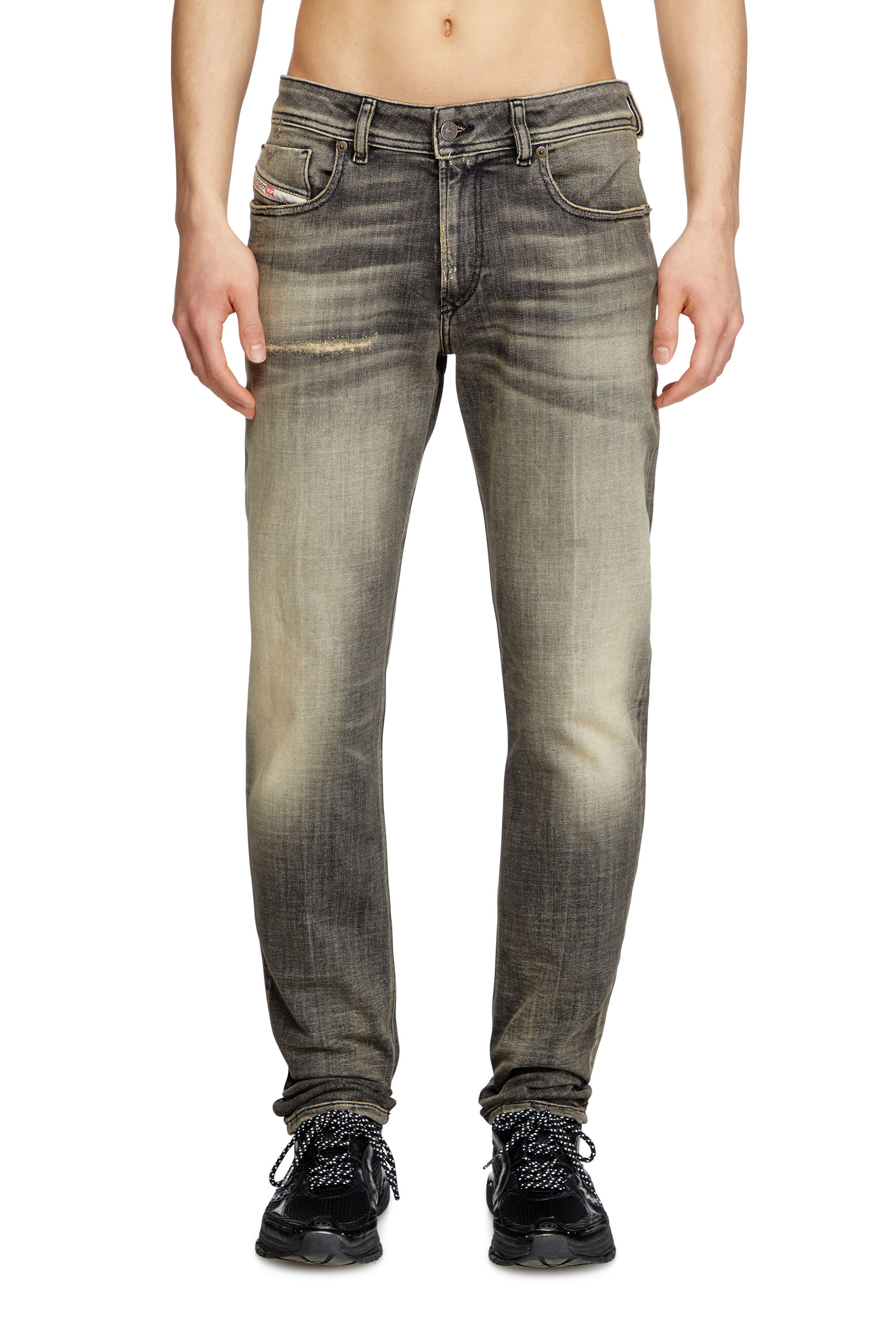 Diesel - Herren Skinny Jeans 1979 Sleenker 09K54, Schwarz/Dunkelgrau - 3