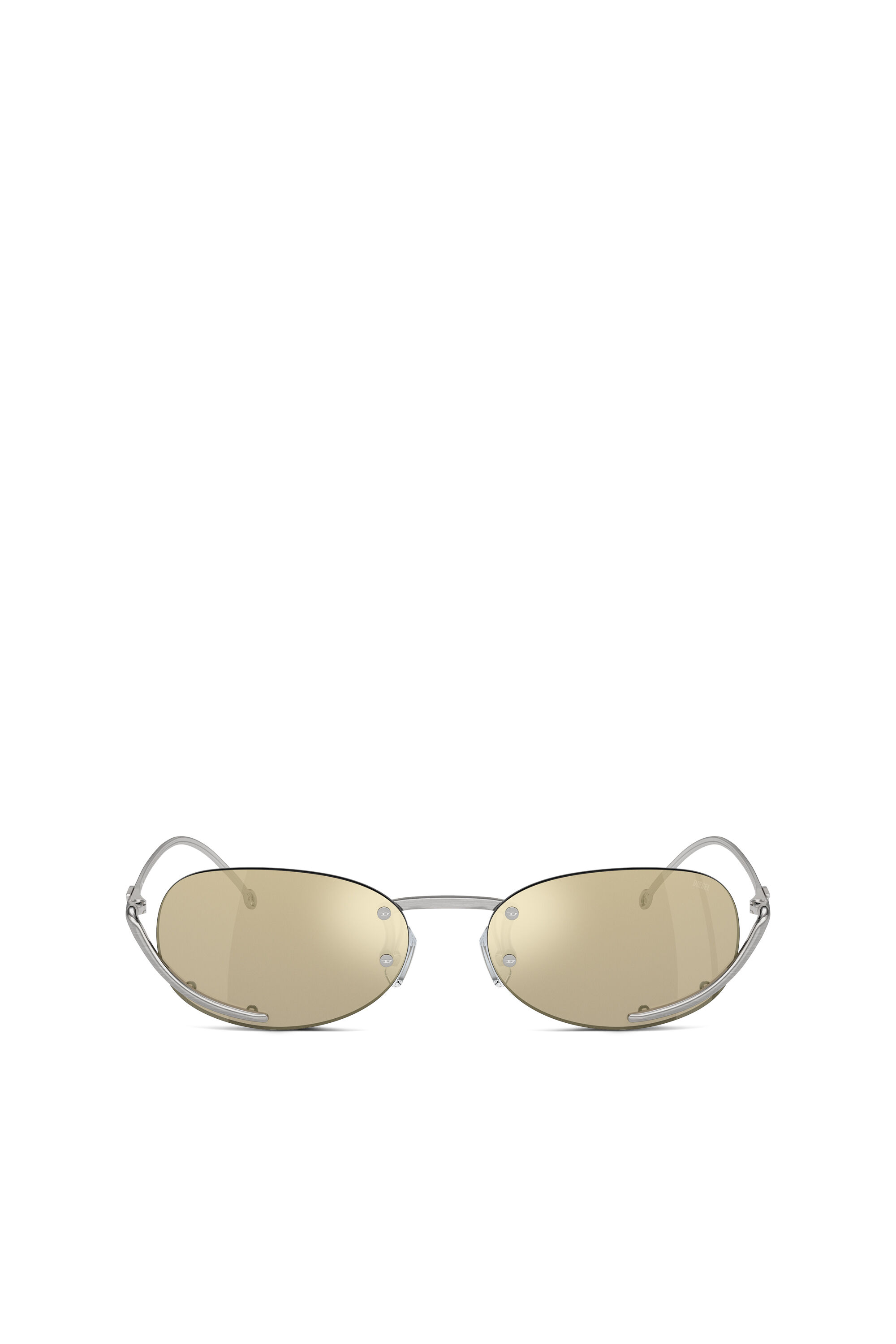 Diesel - 0DL1004, Unisex Ovaler Modell Brille in Gelb - 1