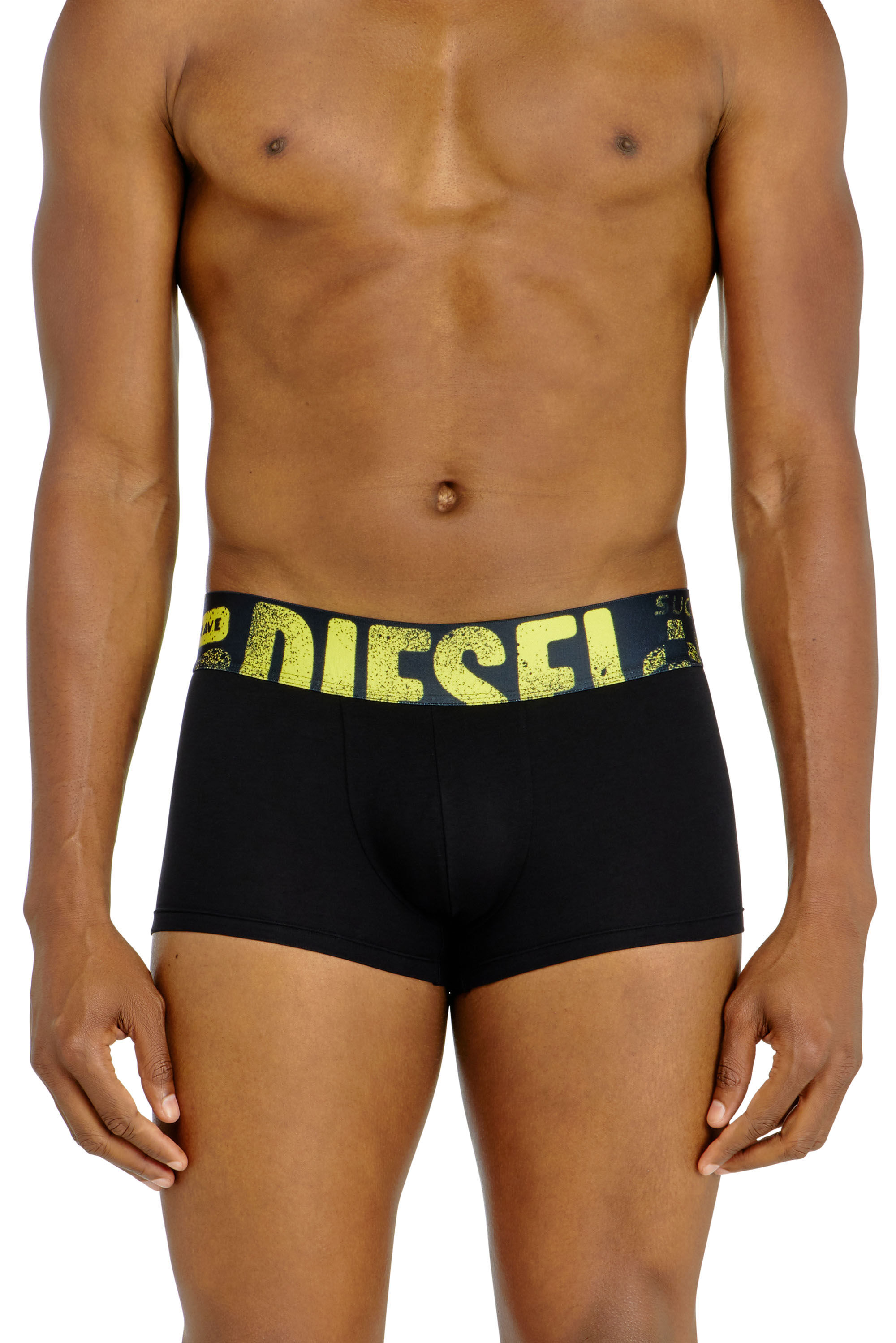 Diesel - UMBX-DAMIENTHREEPACK-5.5EL, Set da tre boxer stretch con logo multicolore Uomo in Multicolor - 3