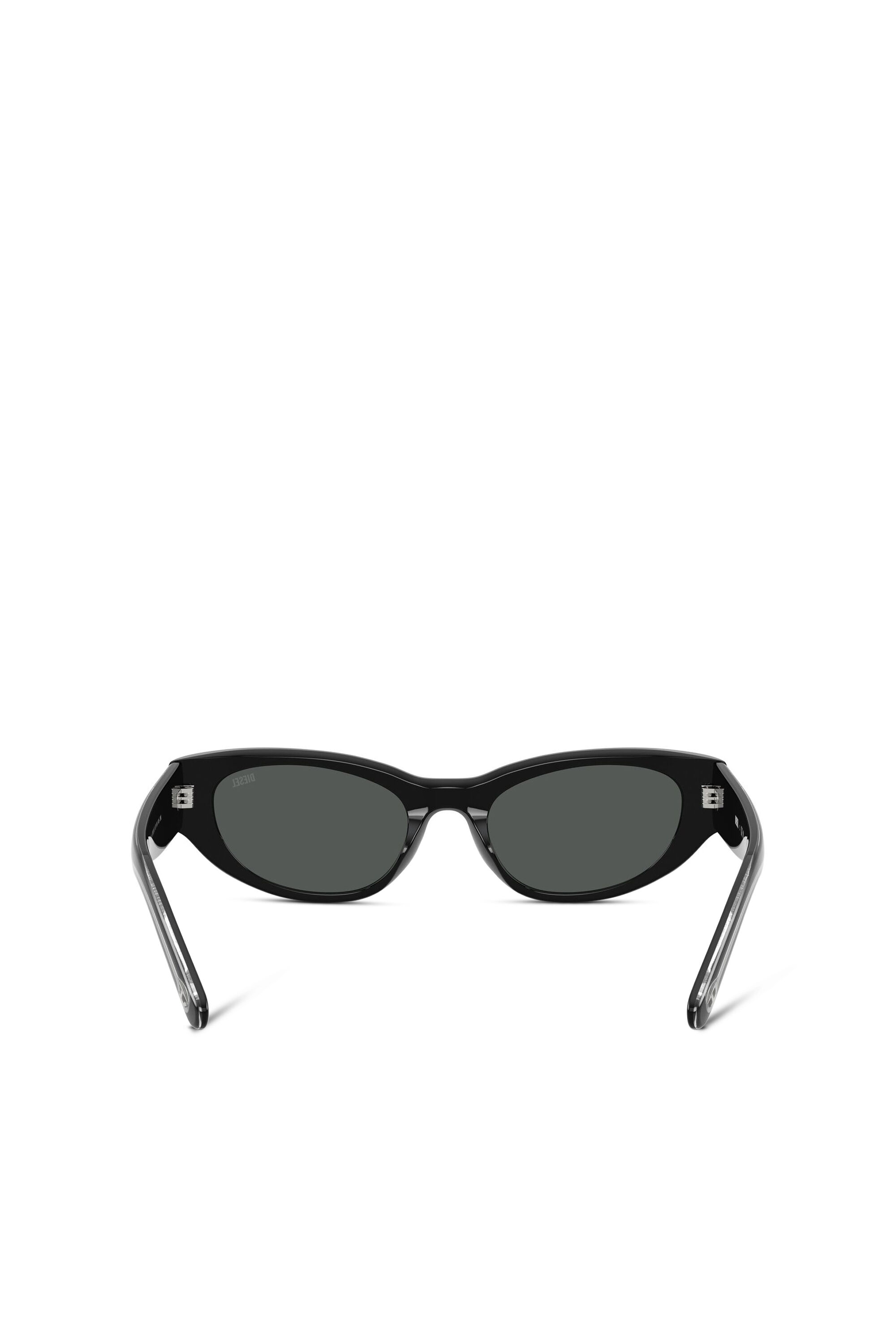Diesel - 0DL2010U, Occhiali da sole stile cat-eye Unisex in Nero - 3