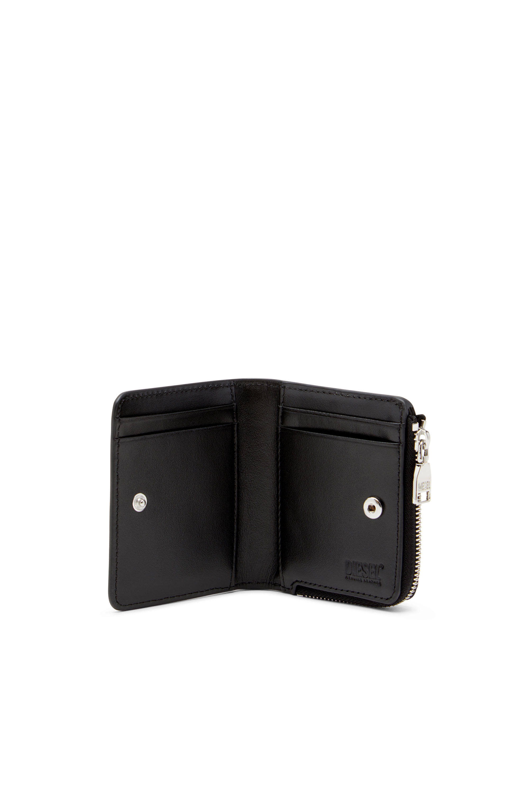 Diesel - PC MONOGRAM CARD HOLDER ZIP L, Noir - Image 3