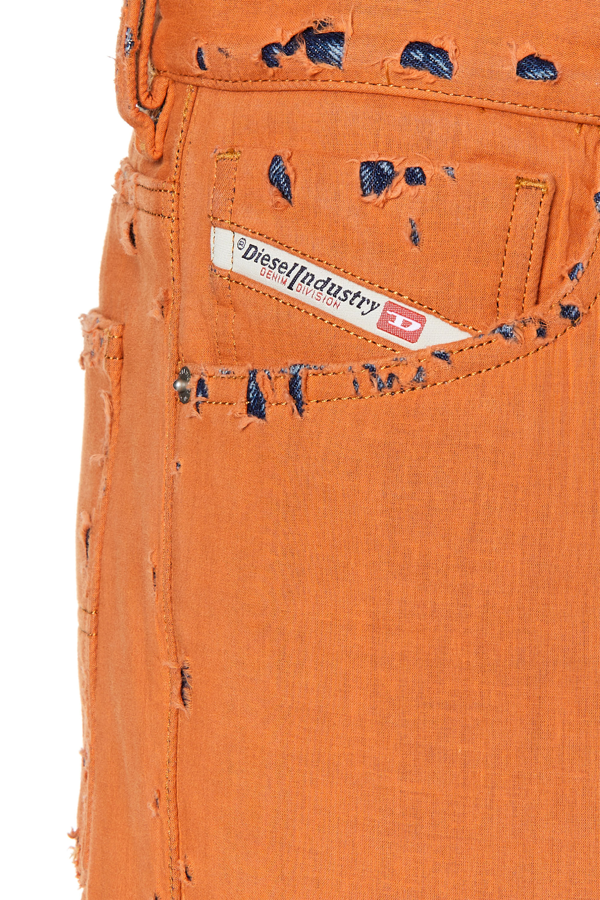 Diesel - Straight Jeans 1995 D-Sark 007R5, Arancione - Image 5