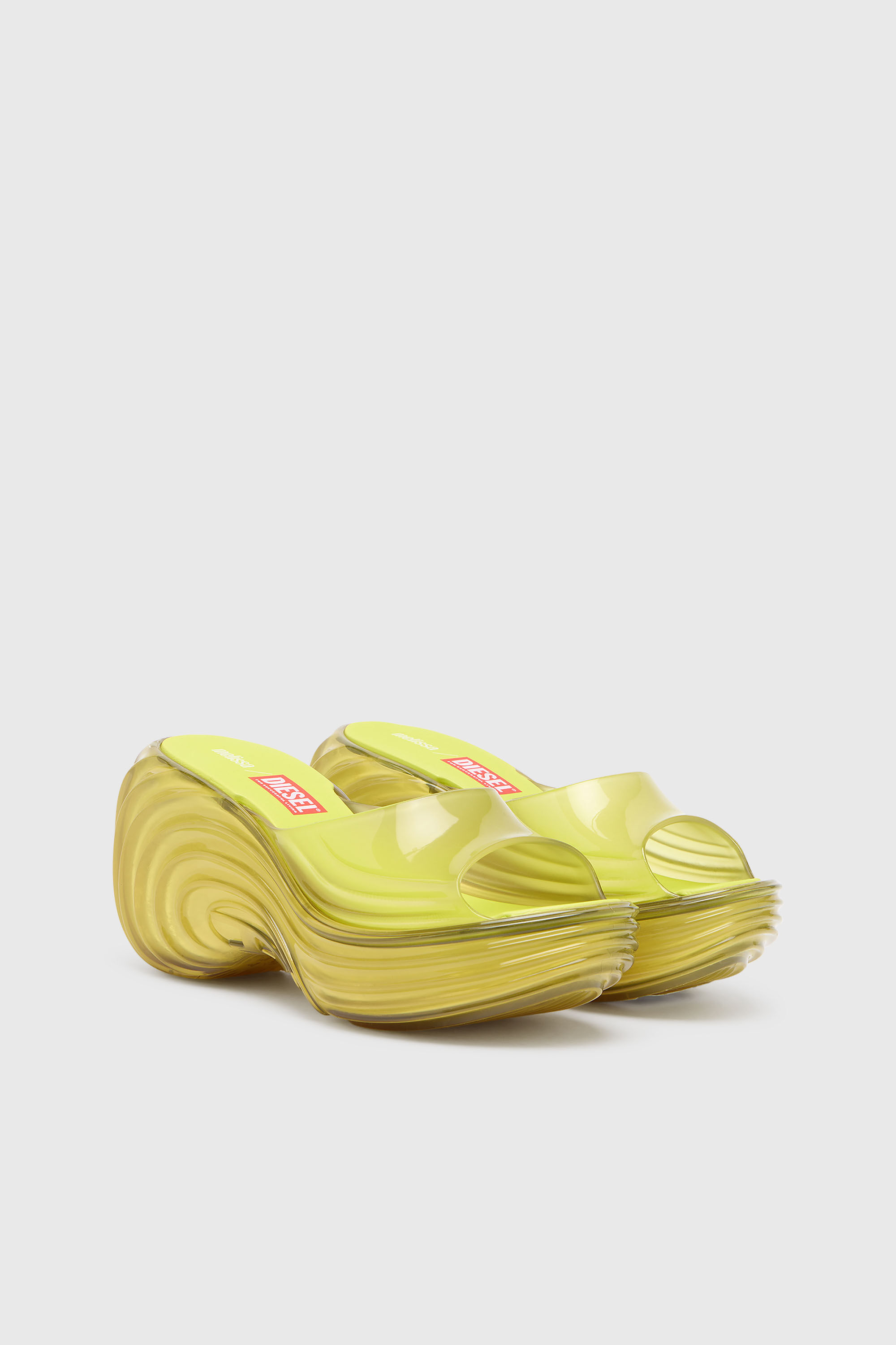 Diesel - MELISSA QUANTUM PLATFORM, Mule platform in Melflex&reg; Donna in Giallo - 2