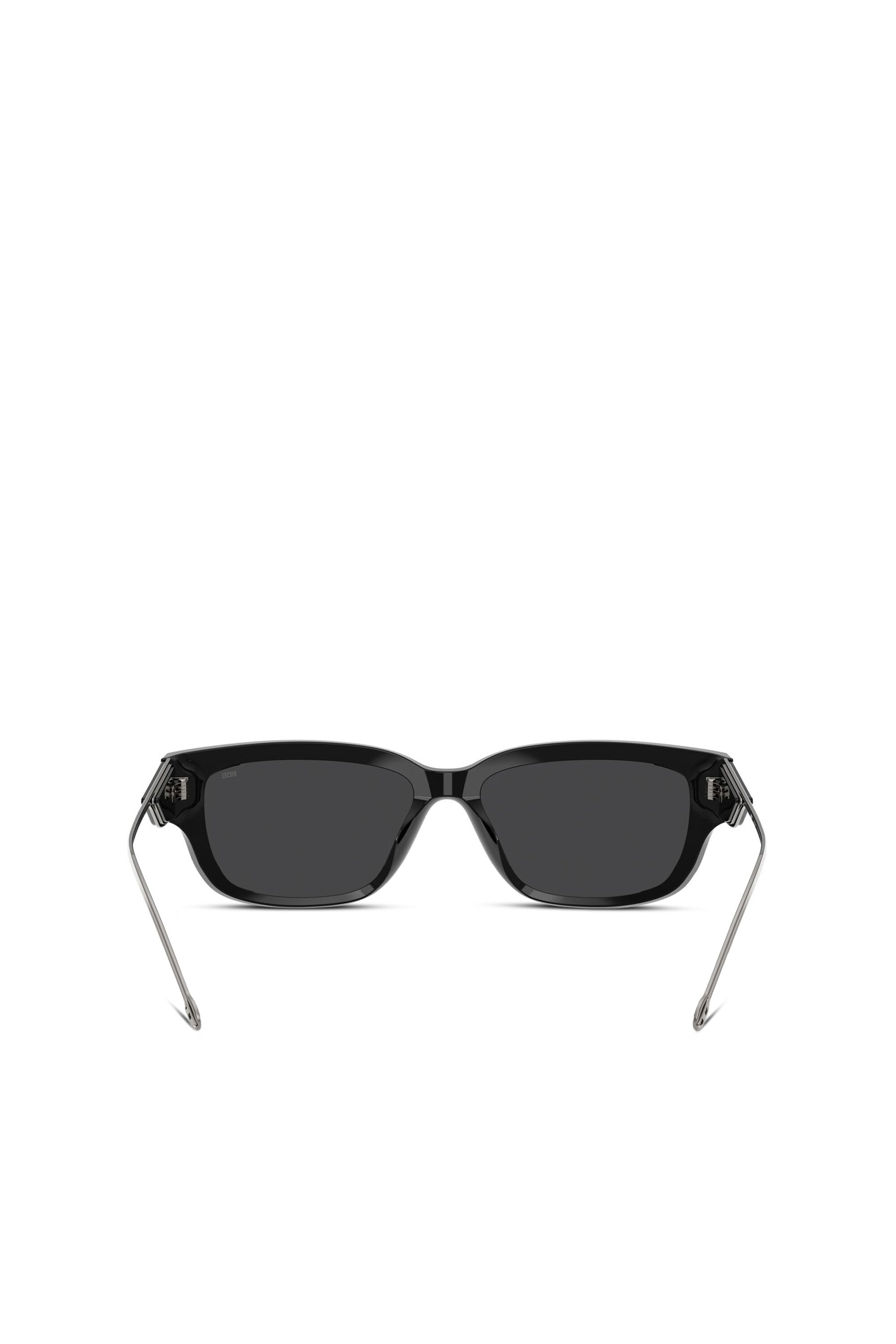 Diesel - 0DL2002 SIZE 56, Unisex Rechteckiges Modell Brille in Grau - 3