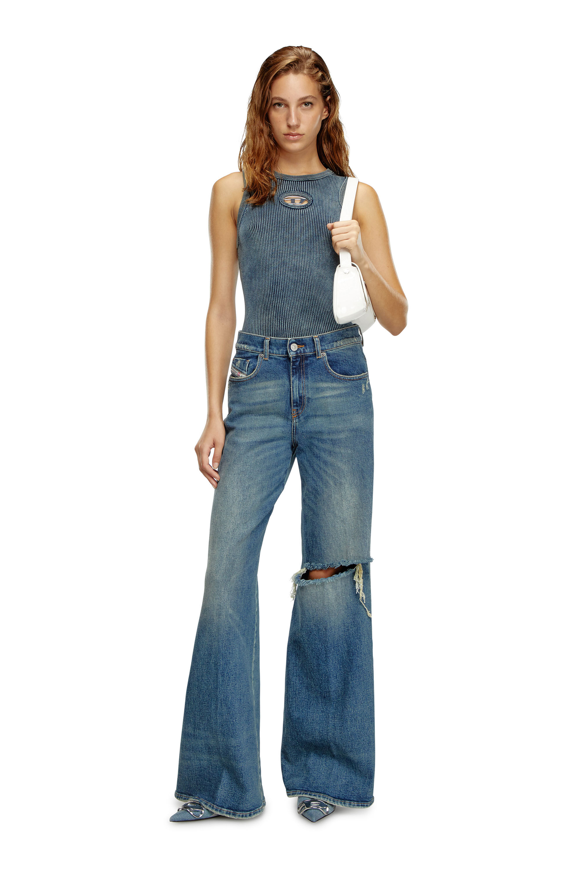 Diesel - Femme Bootcut and Flare Jeans 1978 D-Akemi 007M5, Bleu moyen - Image 1