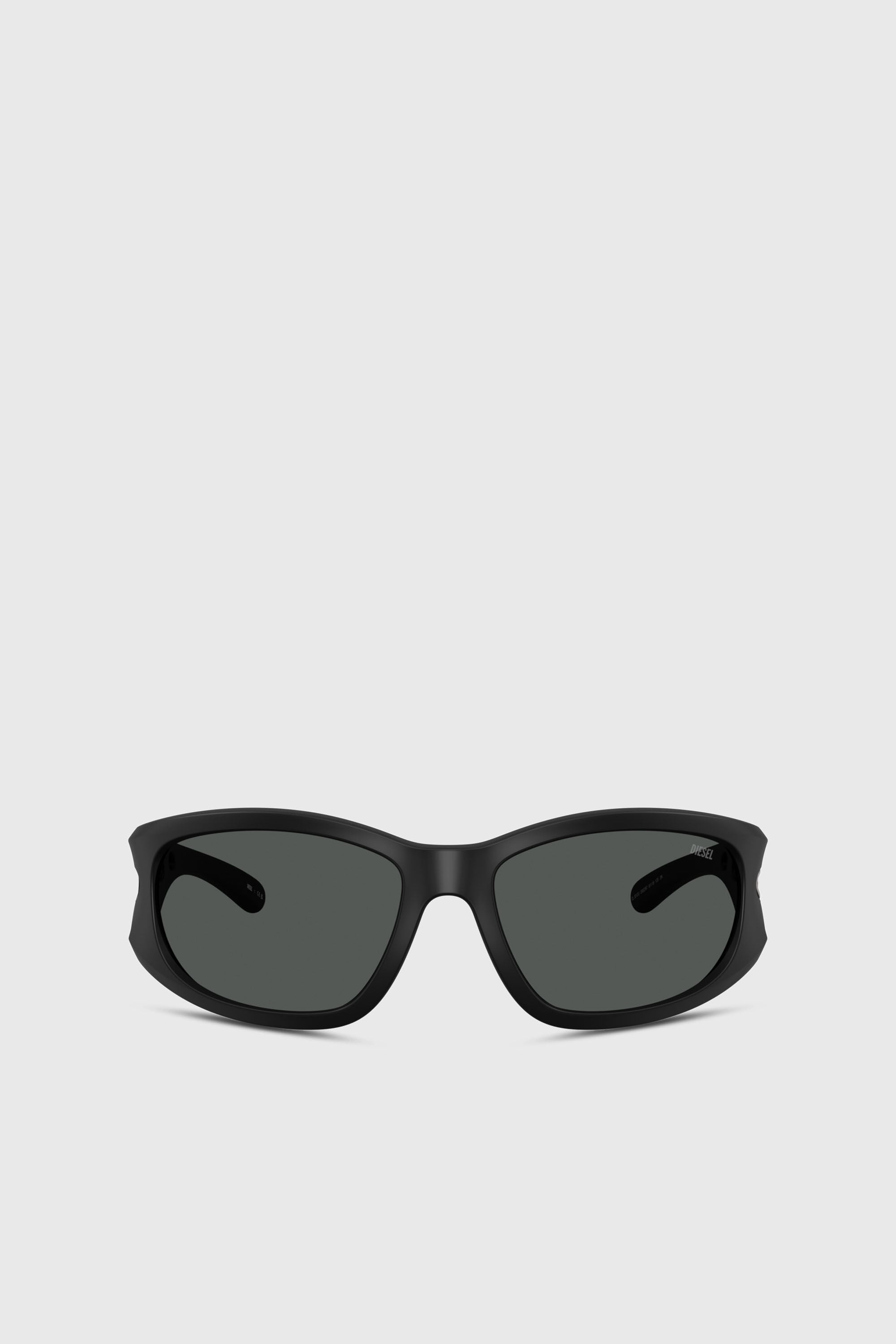 Diesel - 0DL3012U, Lunettes de soleil rectangulaires Mixte in Noir - 1