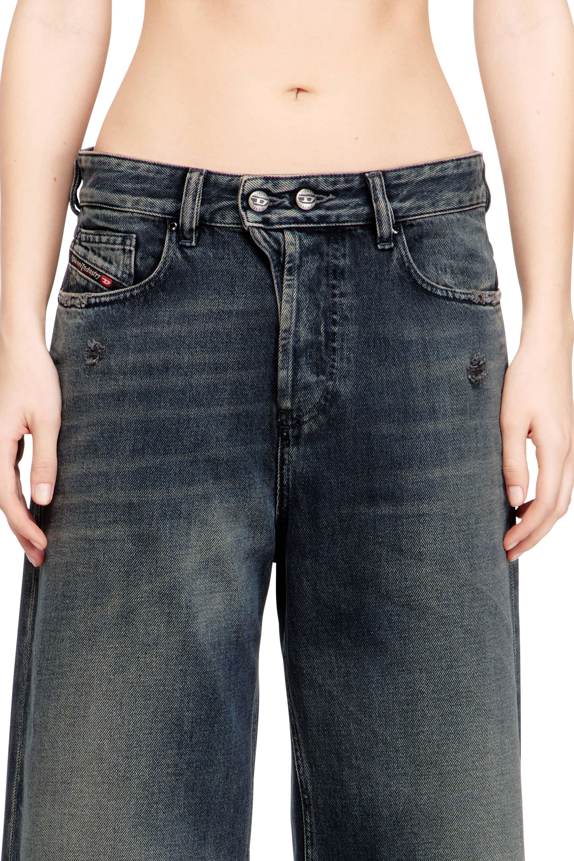 Diesel - Unisex Relaxed Jeans 1996 D-Sire 09N67, Dunkelblau - 7
