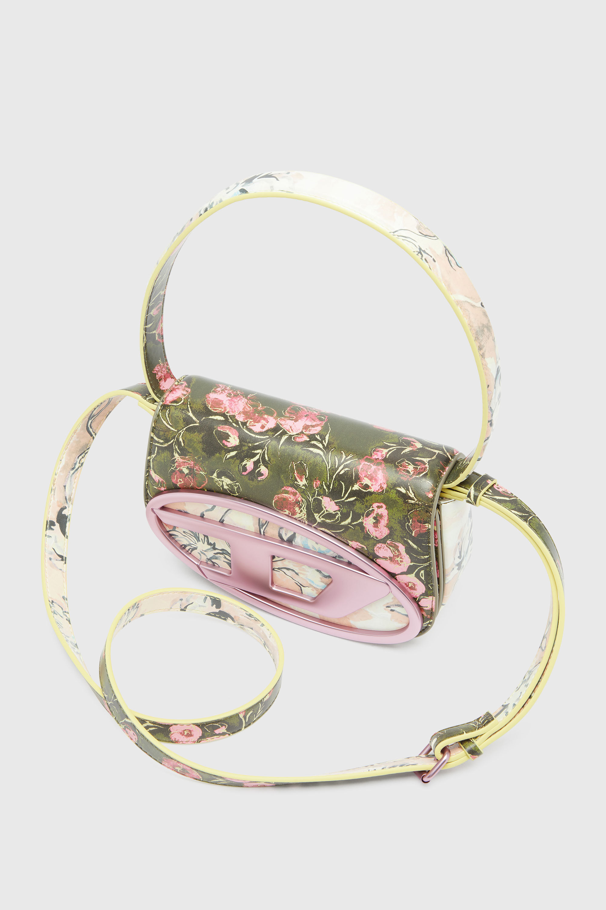 Diesel - 1DR, 1DR-Borsa iconica con stampa floreale Donna in Multicolor - 6