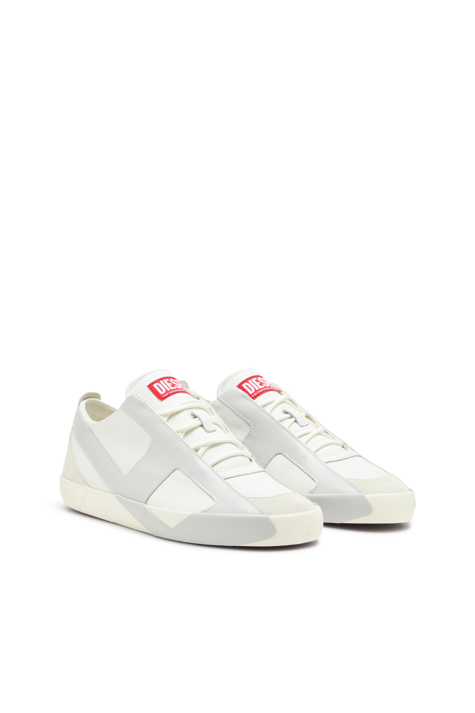 Diesel - S-SLANTE-D LOW, Herren Sneaker aus Wildleder und Leder mit D-Logo in null - 2