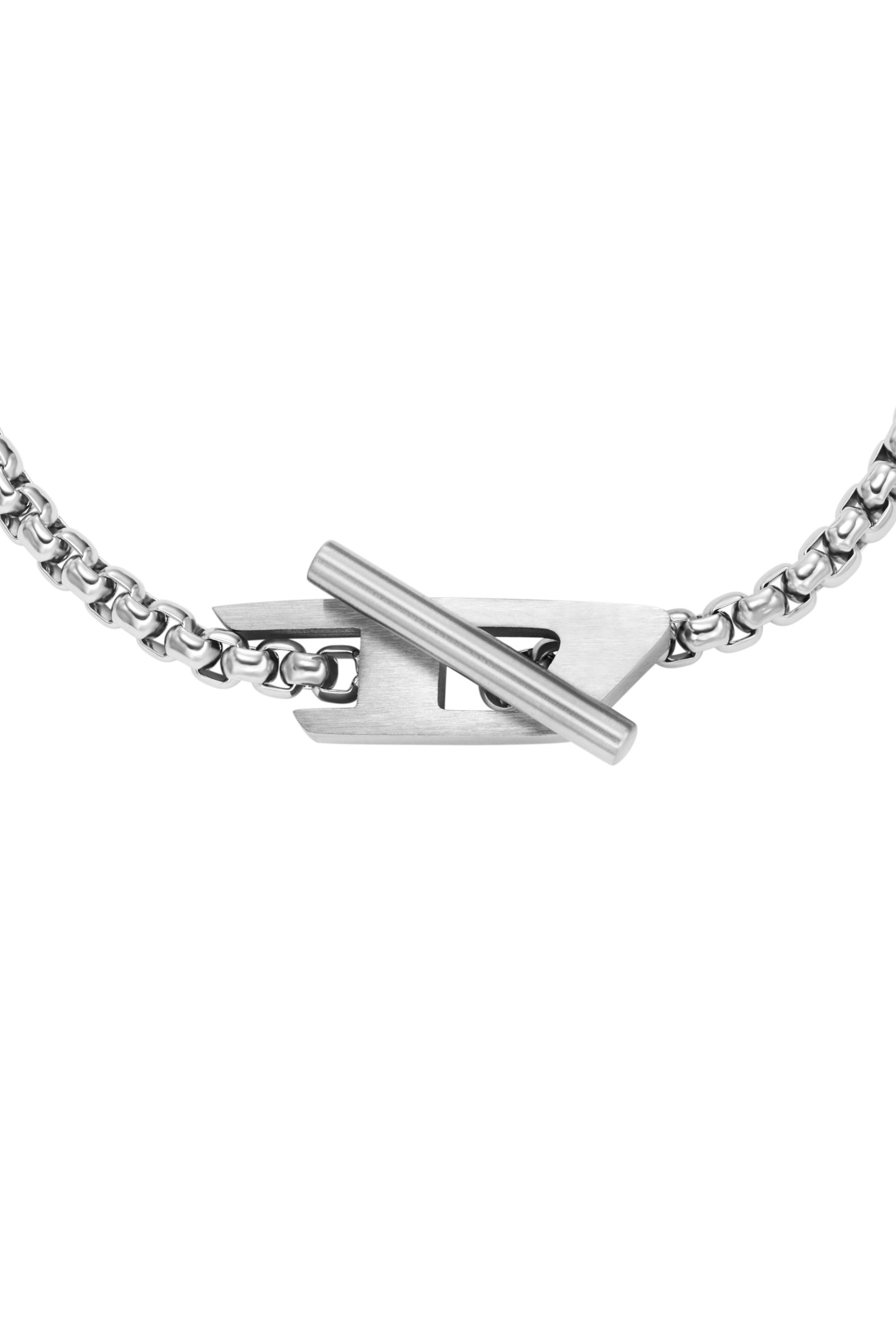 Diesel - DX1476, Unisex Kettenarmband aus Edelstahl in Silber - 2