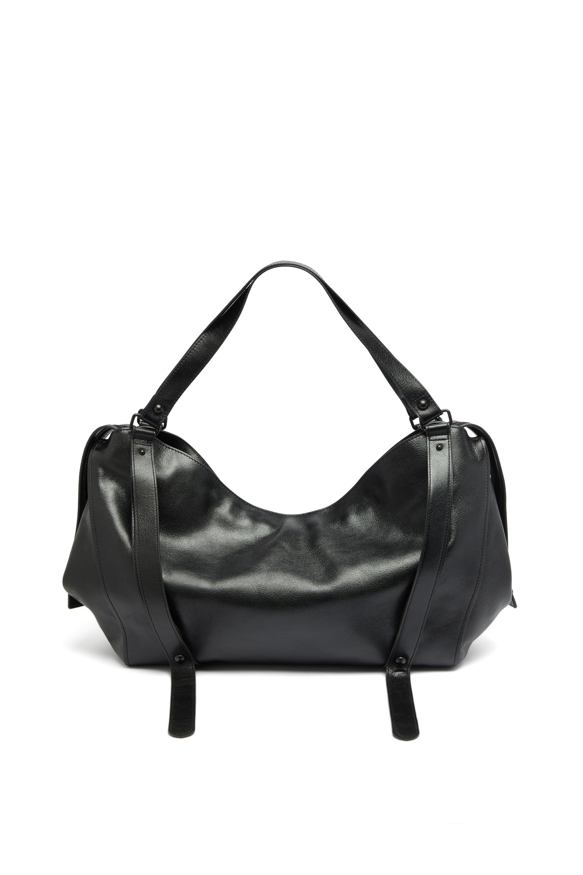 Diesel - D-ONE TOPHANDLE L, Unisex D-One-Large Henkeltasche aus Leder in Schwarz - 2
