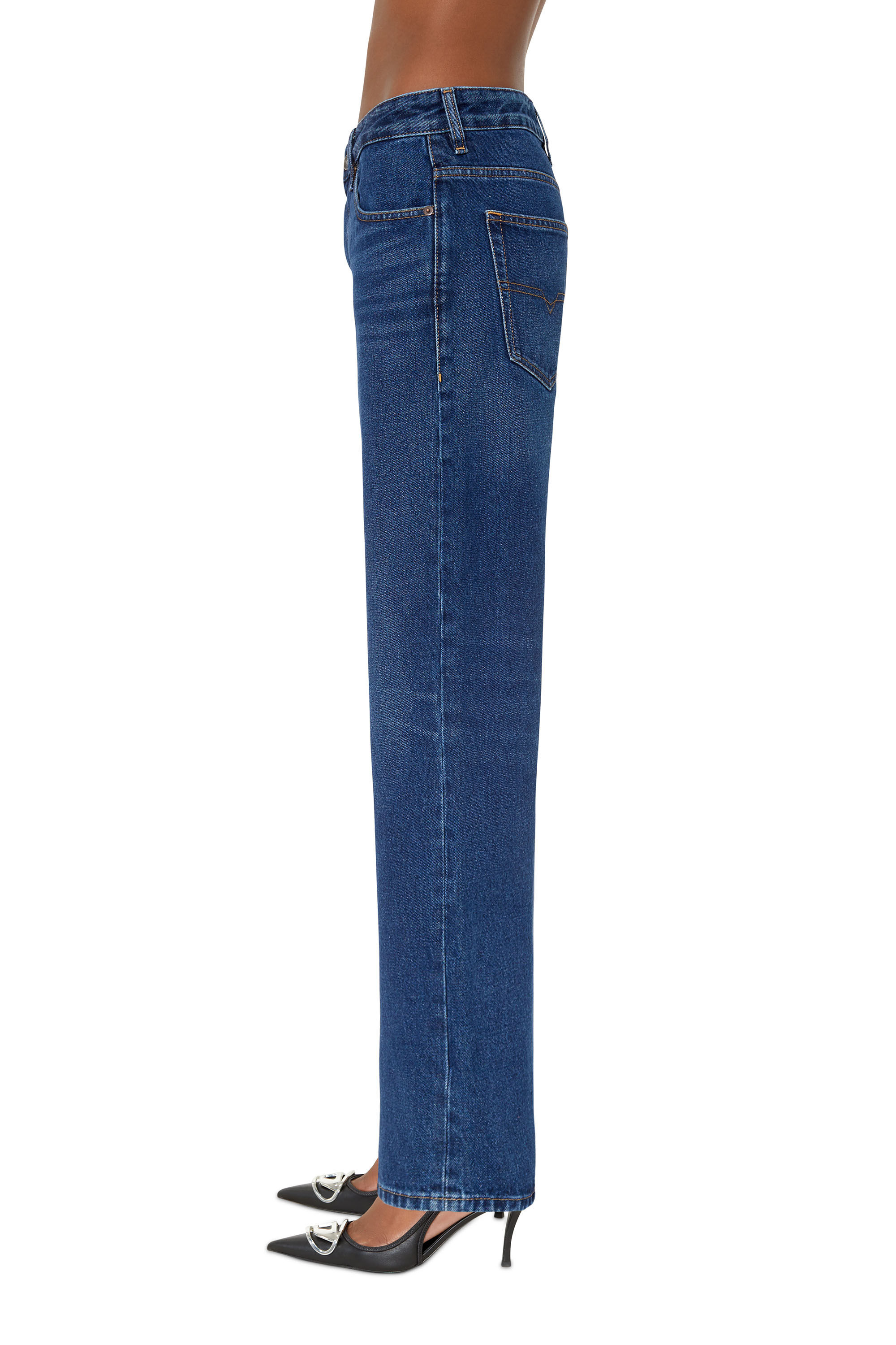 Diesel - 1999 007E6 Straight Jeans, Bleu Foncé - Image 5