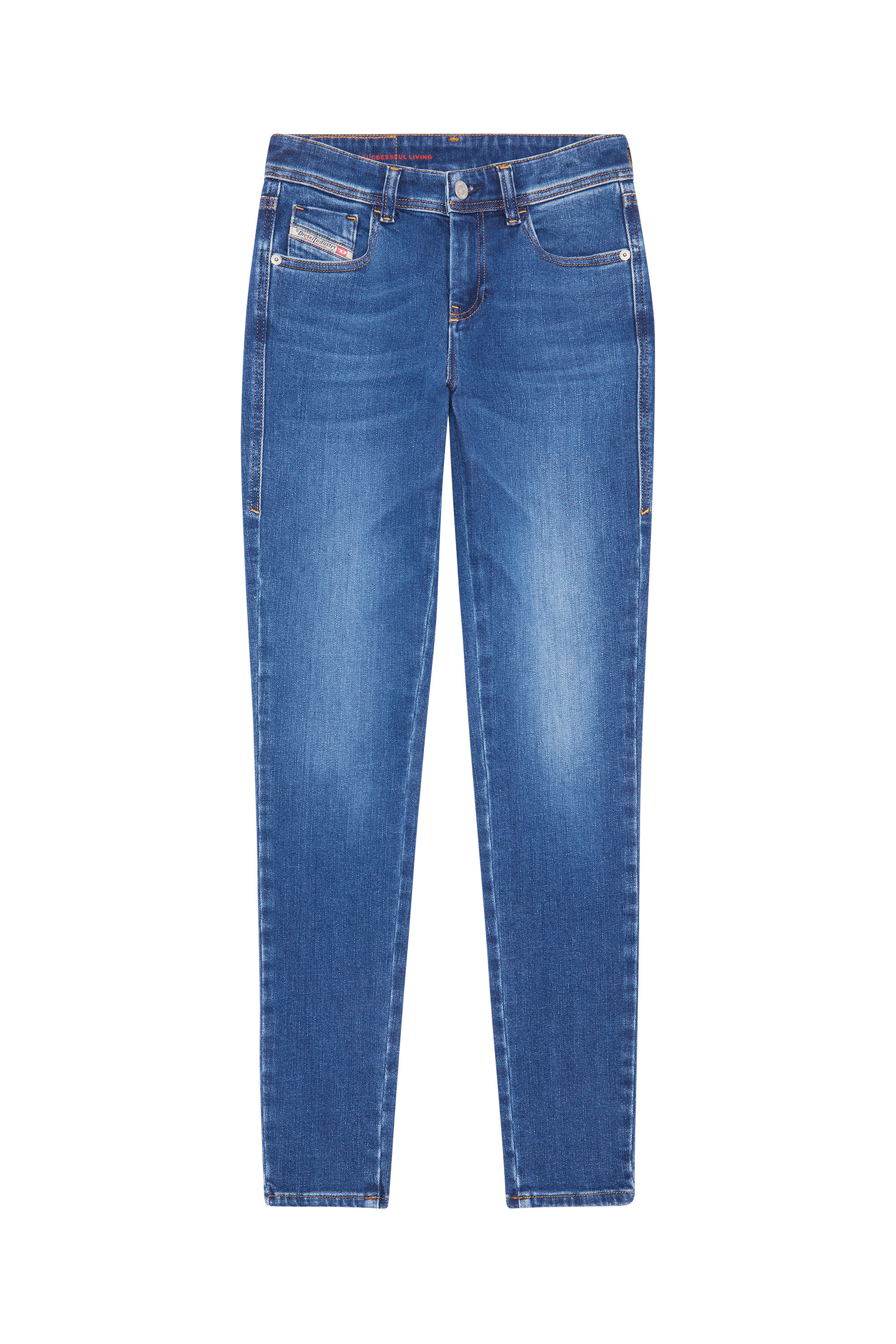 Diesel - Super skinny Jeans 2017 Slandy 09C21, Bleu moyen - Image 2