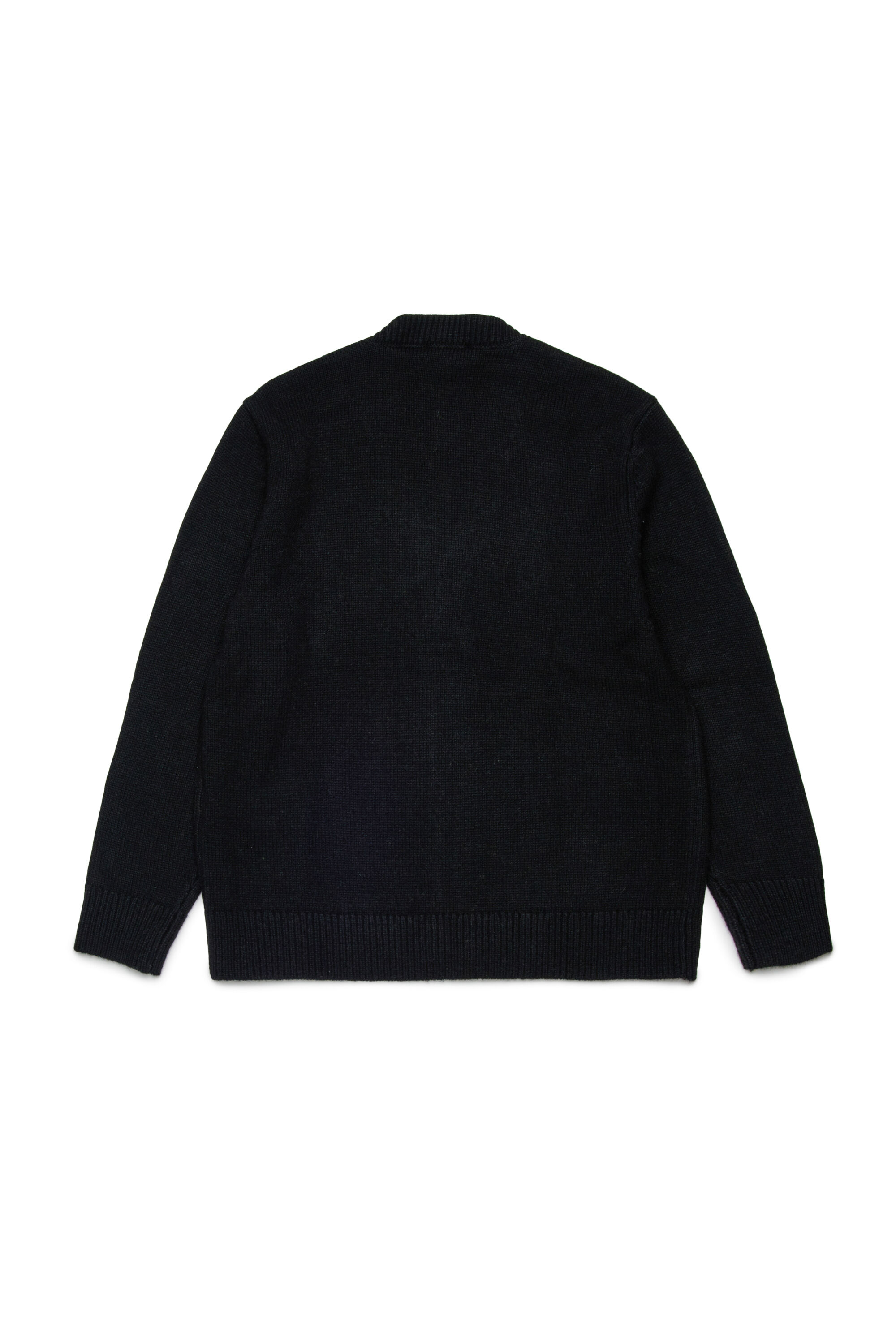 Diesel - KRAMCARDIGAN, Cardigan en laine Homme in Noir - 2