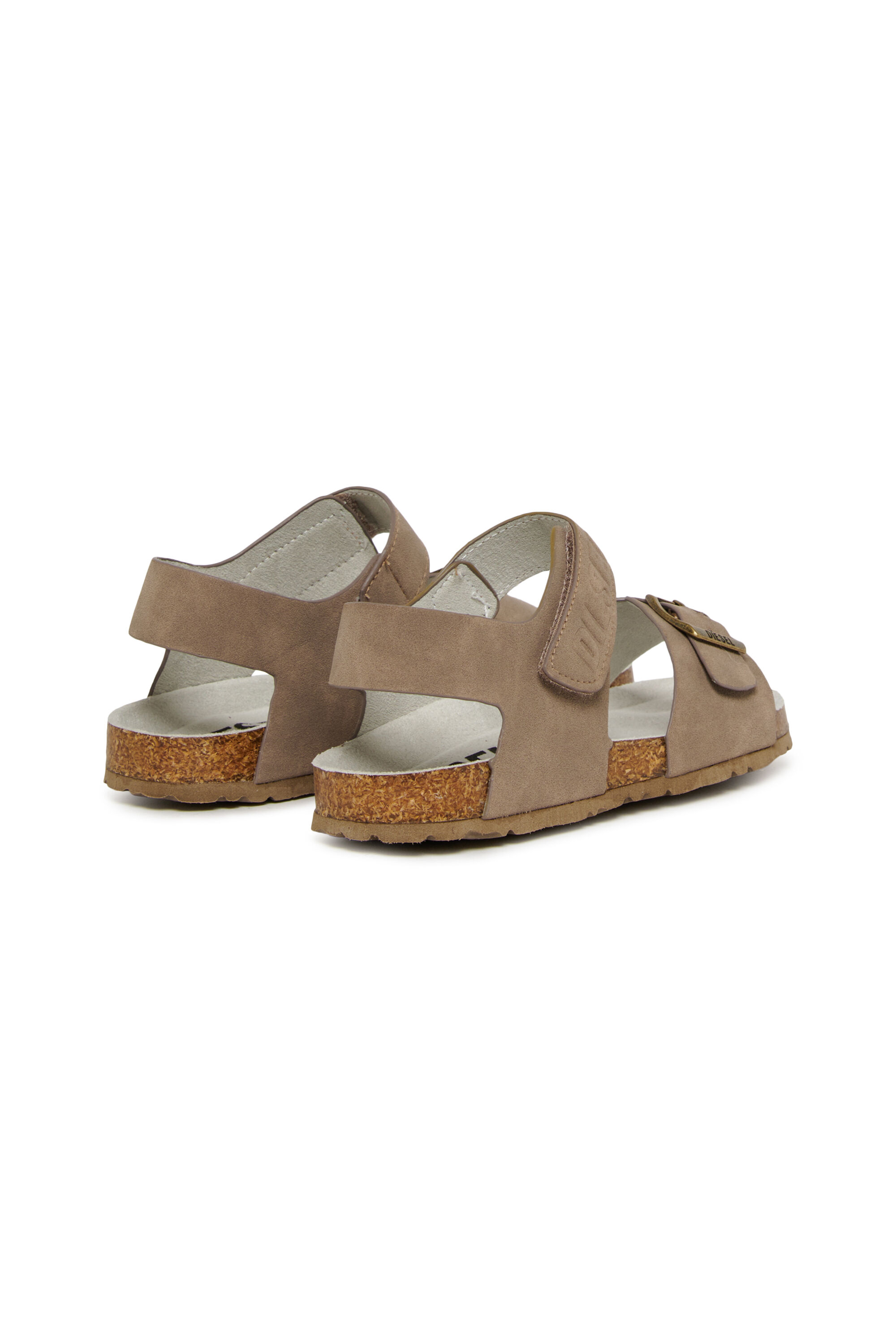 Diesel - D-SAMBRIK, Unisex D-Sambrik-Fussbett-Sandalen mit Schnalle in Hellbraun - 3