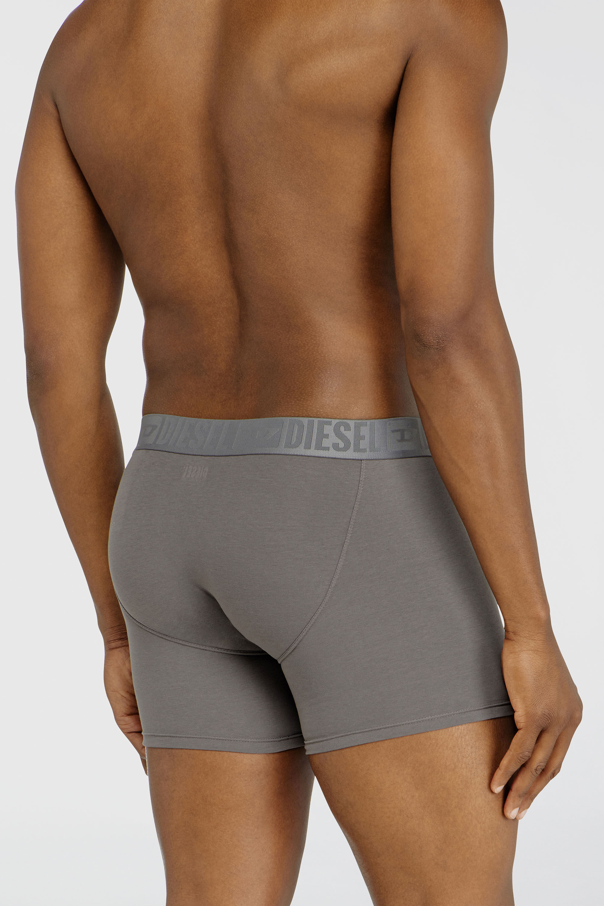 Diesel - SEBASTIAN-D-CORE-3PACK, Herren Boxer-Slips aus stretch-baumwolle im Dreierpack in Schwarz/Grau - 4