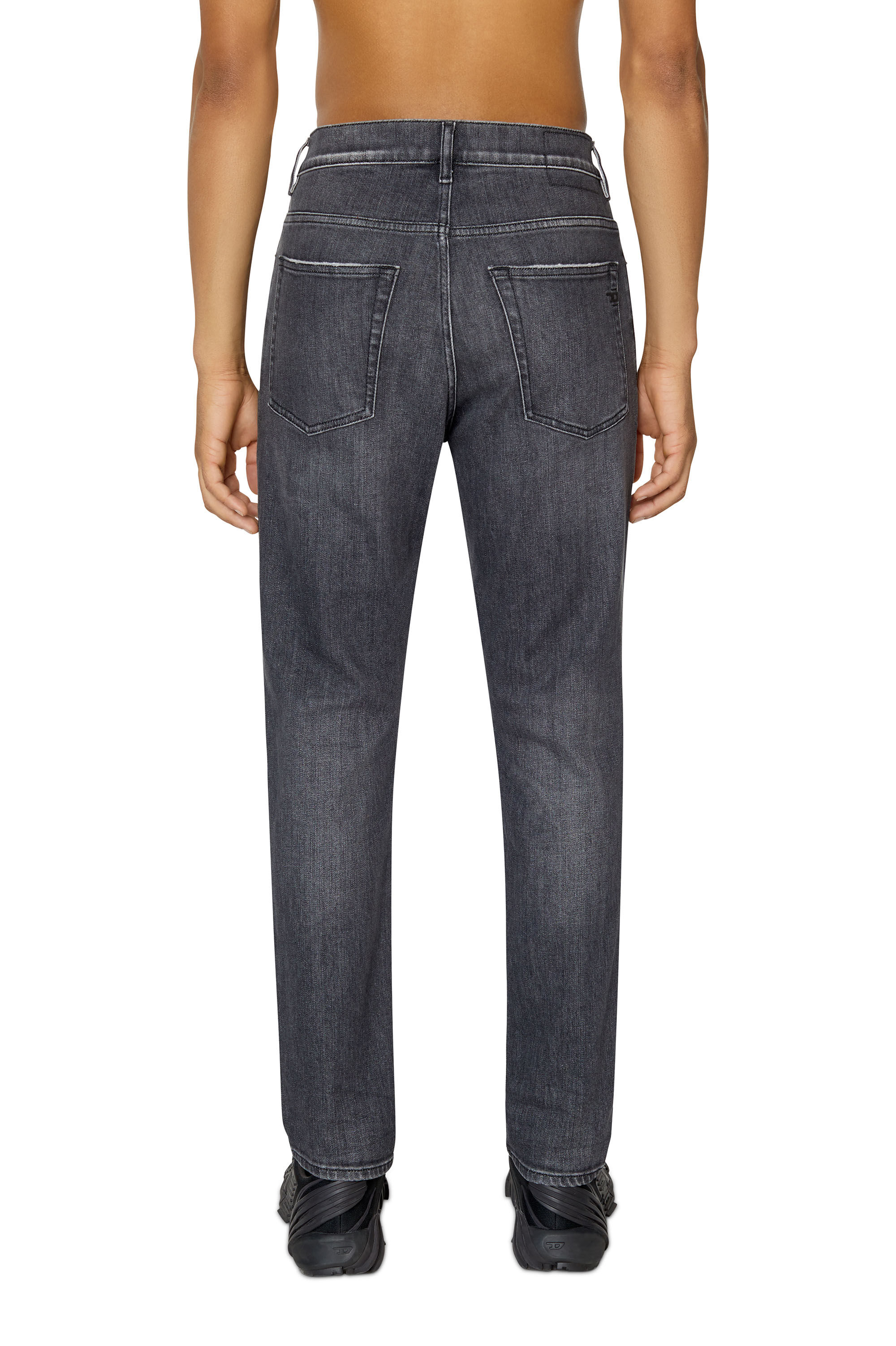 Diesel - 2005 D-Fining 09E46 Tapered Jeans, Noir/Gris foncé - Image 4