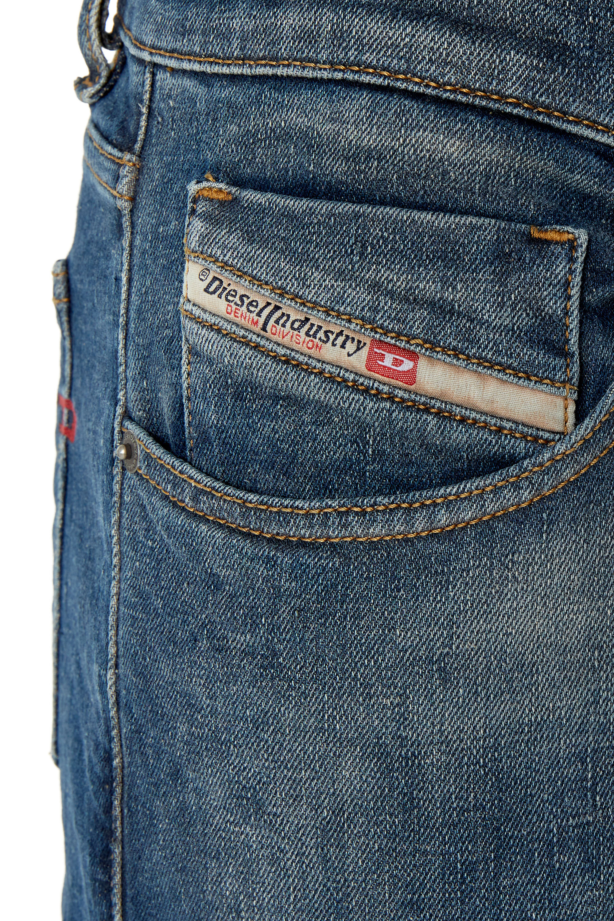 Diesel - Slim Jeans 2019 D-Strukt 09F39, Dunkelblau - Image 5