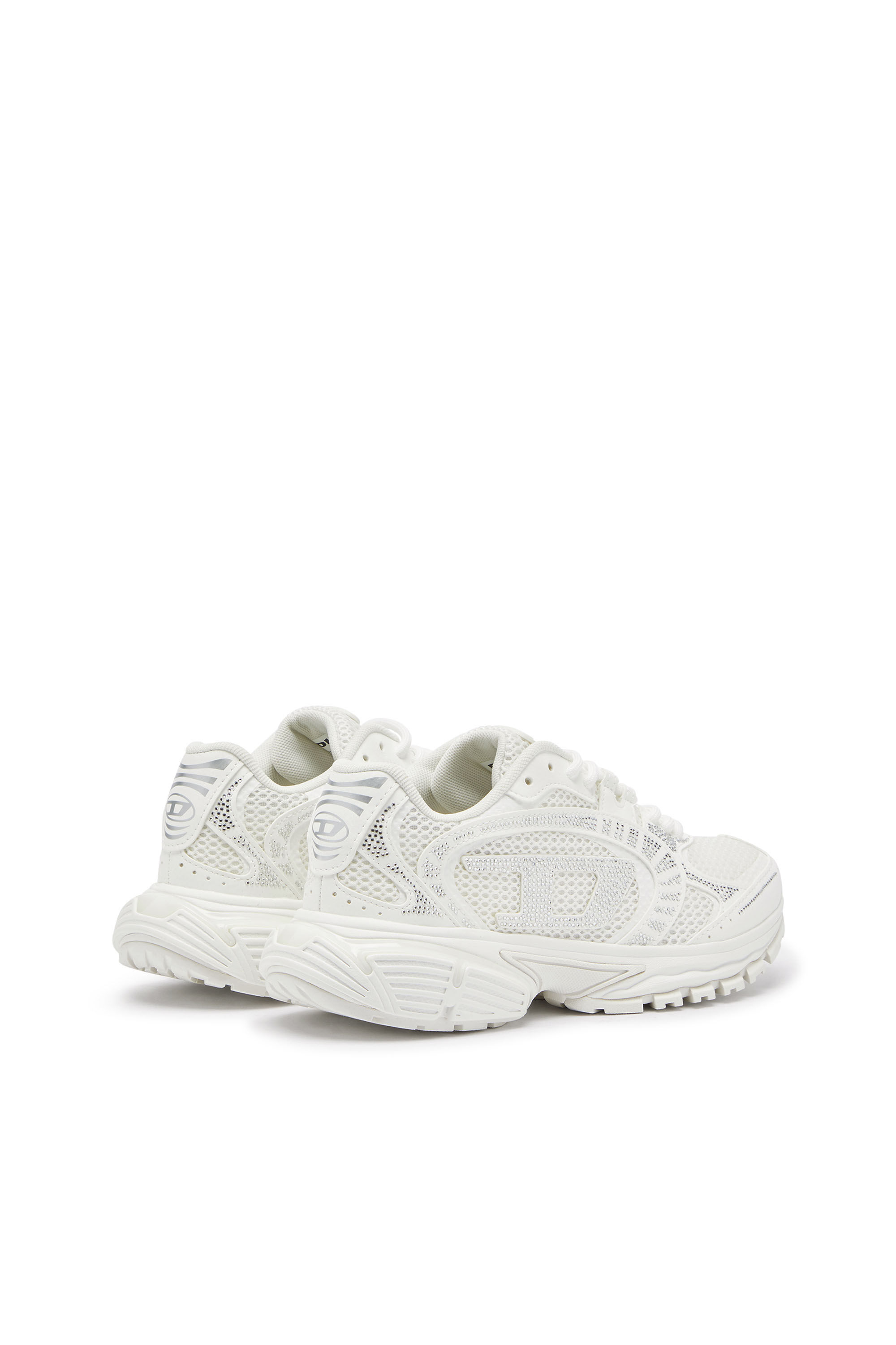 Diesel - S-PRO-V-DENSE LOW W, S-Pro-V-Dense - Sneakers in mesh con cristalli Donna in Bianco - 3