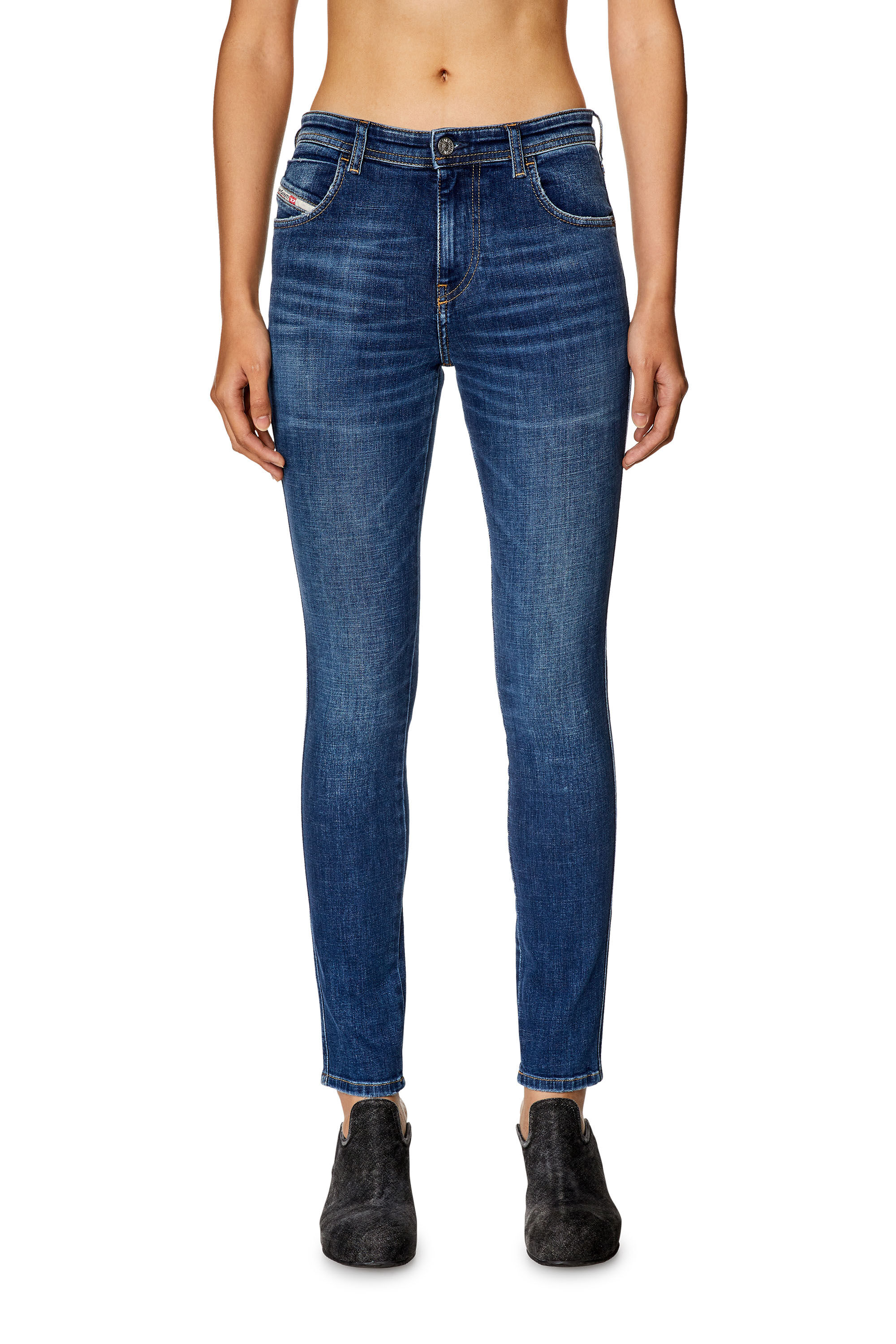 Diesel - Skinny Jeans 2015 Babhila 09H63, Dunkelblau - Image 3