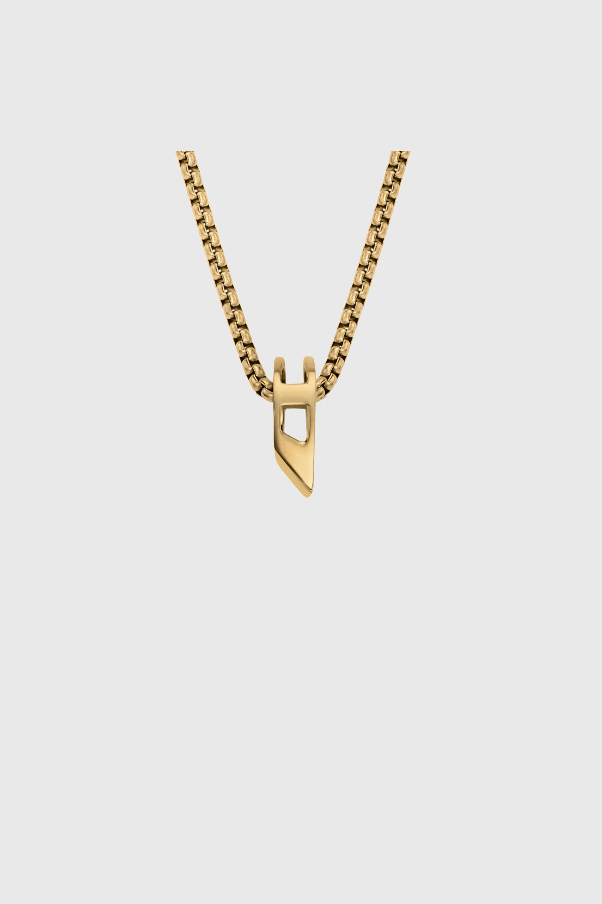 Diesel - DX1670710 JEWELLERY, Collana con pendente in acciaio inox Unisex in Oro - 2