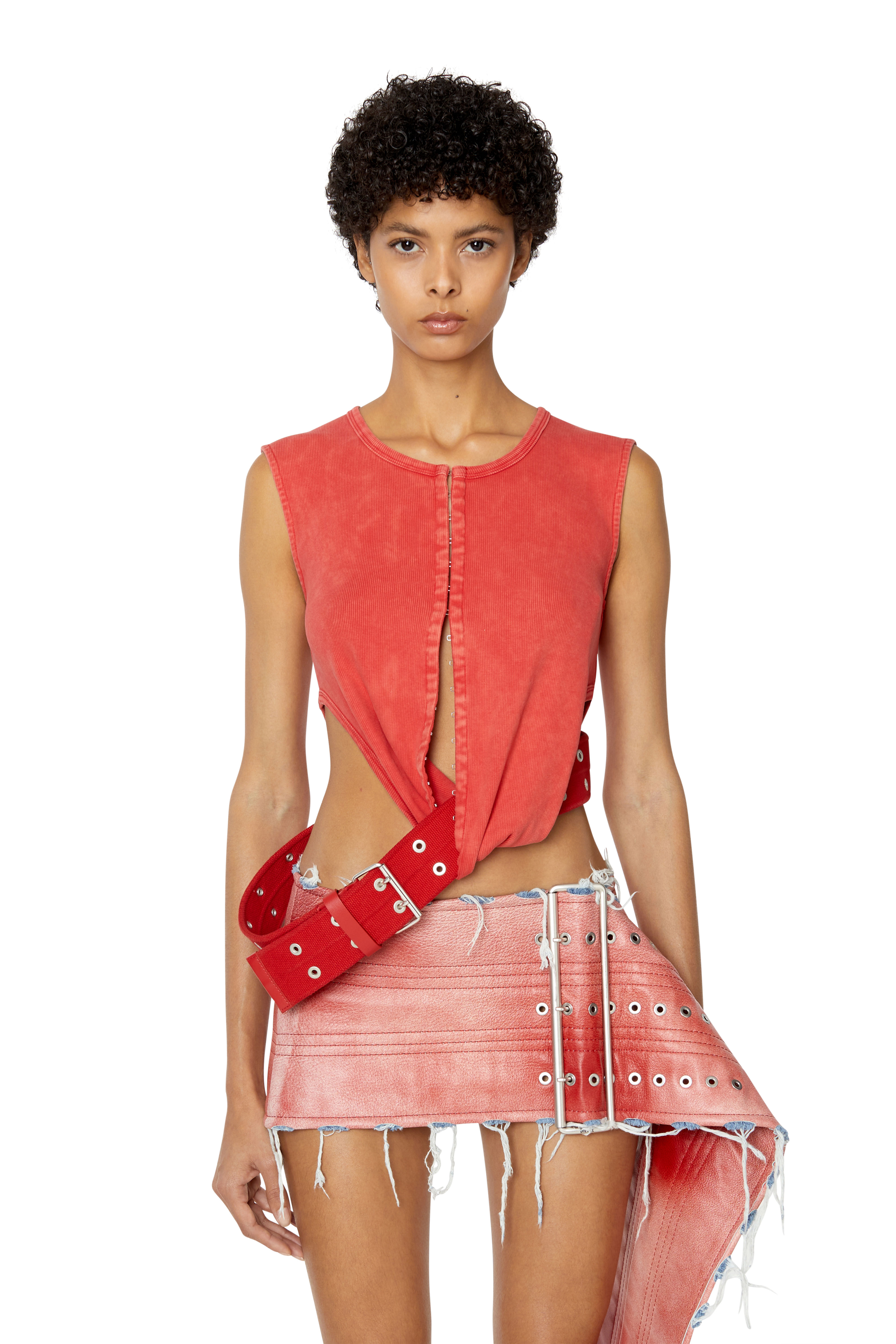 Diesel - T-HOLDHOOK-SL, Rot - Image 3
