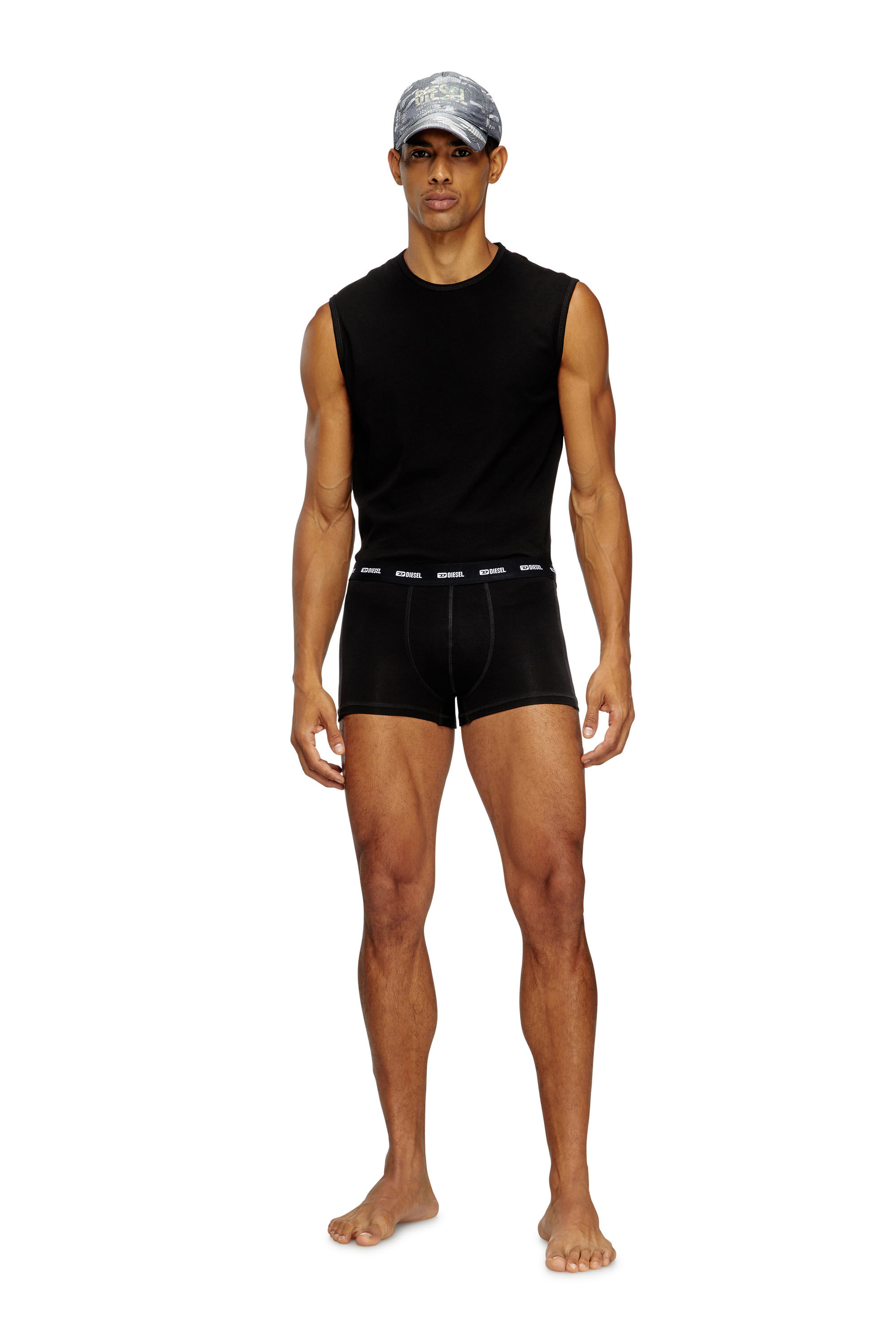 Diesel - TOM-UTLT-2PACK, Herren Tanktop im Zweierpack in Schwarz - 1