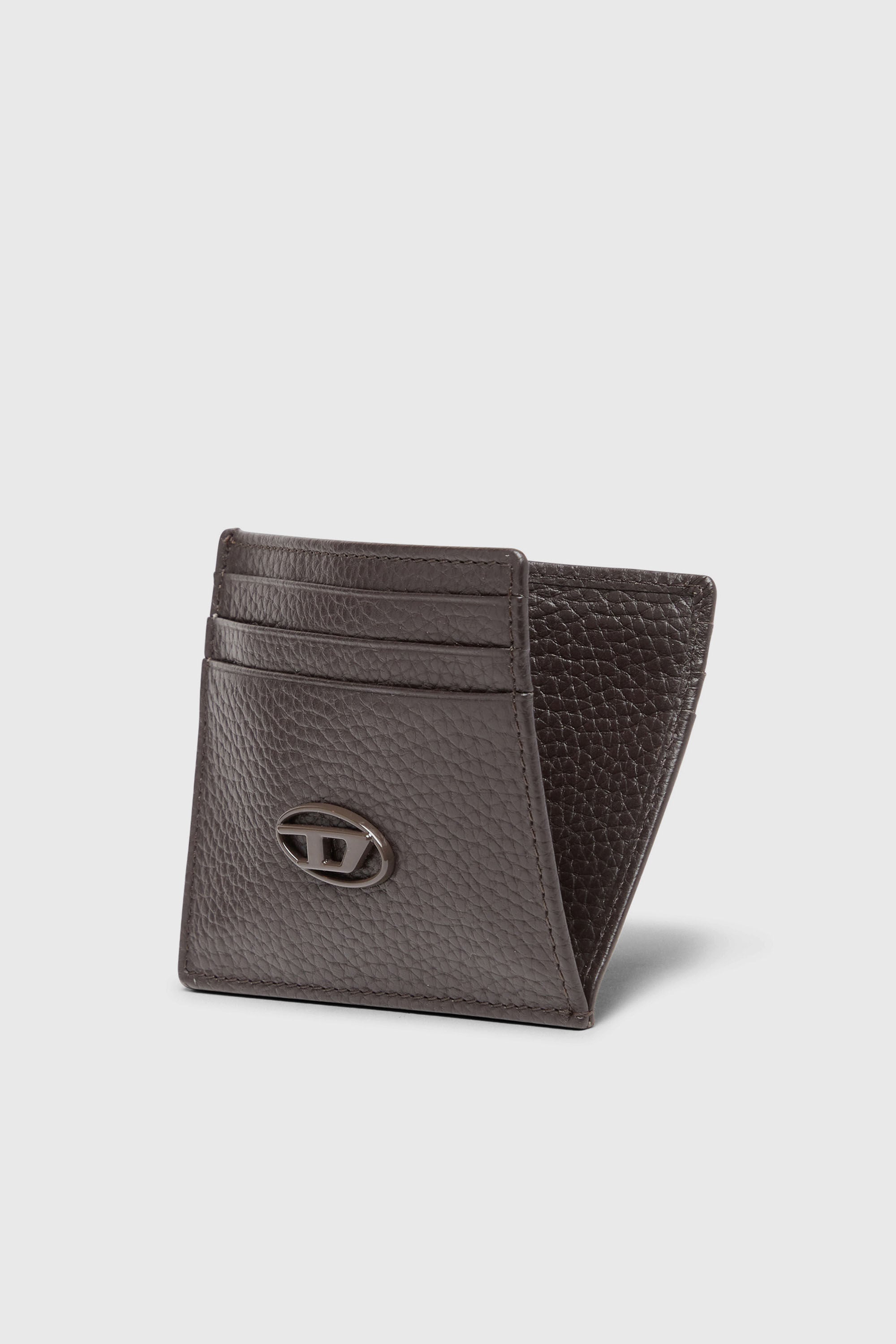 Diesel - CARD CASE, Porta carte in fior di pelle Uomo in Marrone - 3