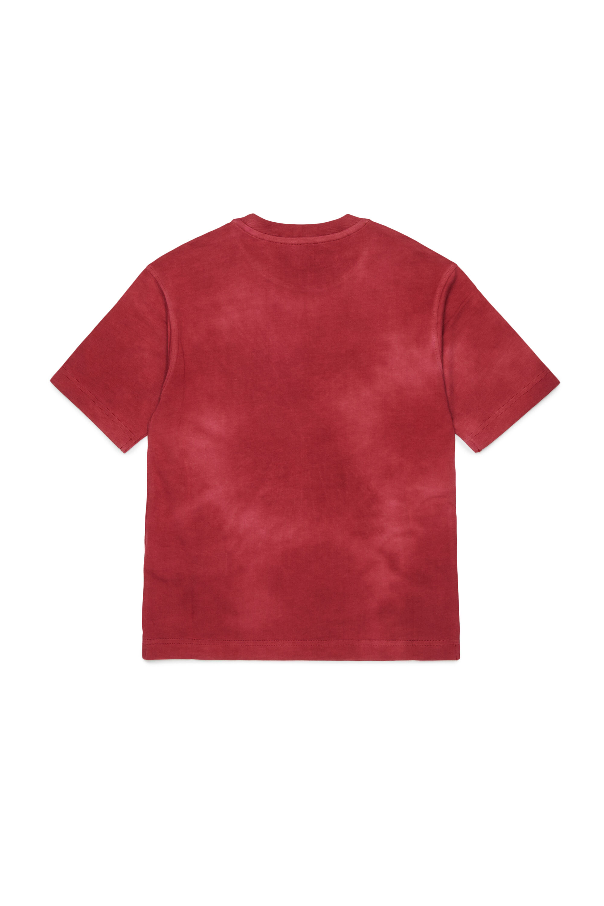 Diesel - TFIN OVER, T-shirt con motivo fenice decorato Uomo in Rosso - 2
