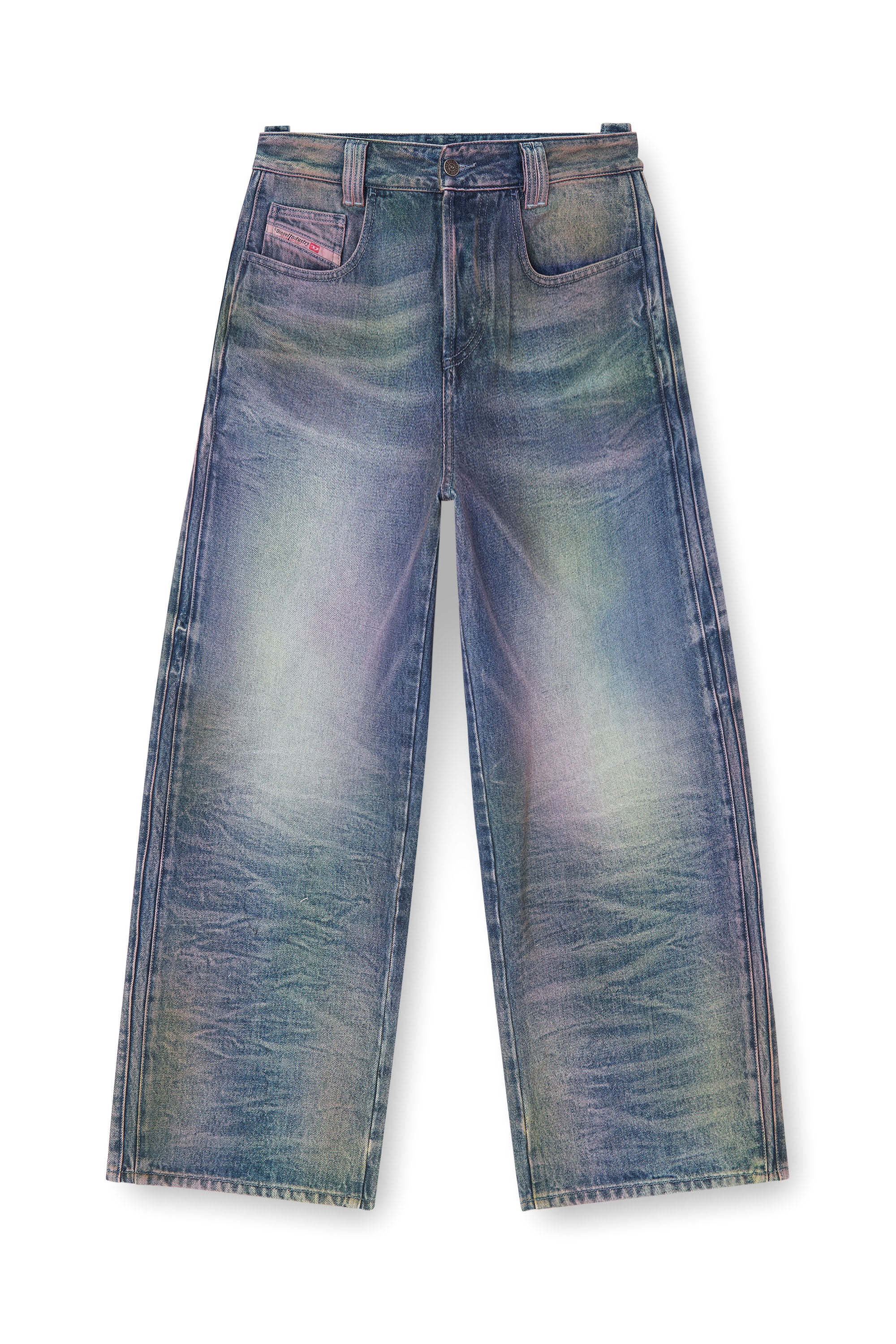 Diesel - Relaxed Jeans 1982 D-Hakou 007FW Mixte, Bleu moyen - Image 8