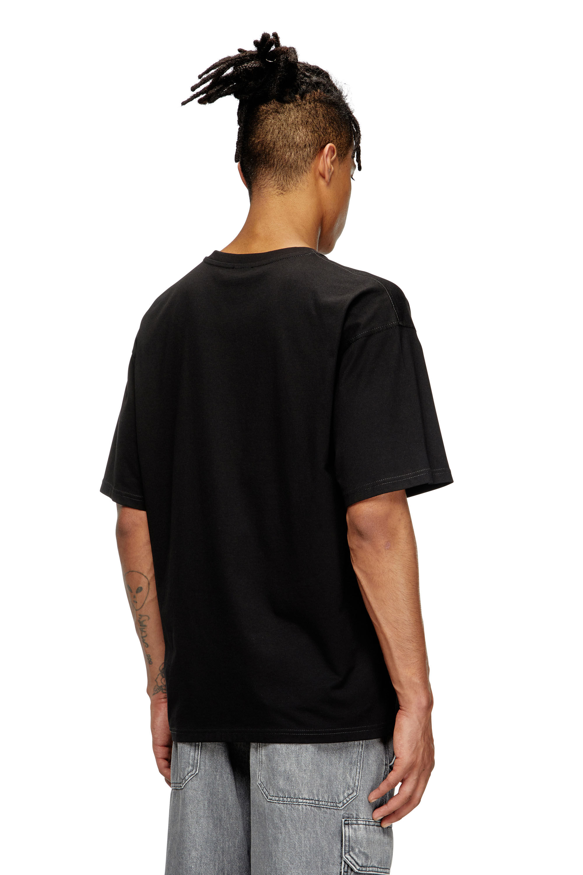 Diesel - T-BOXT-T8, T-shirt con stampa 78 Uomo in Nero - 4
